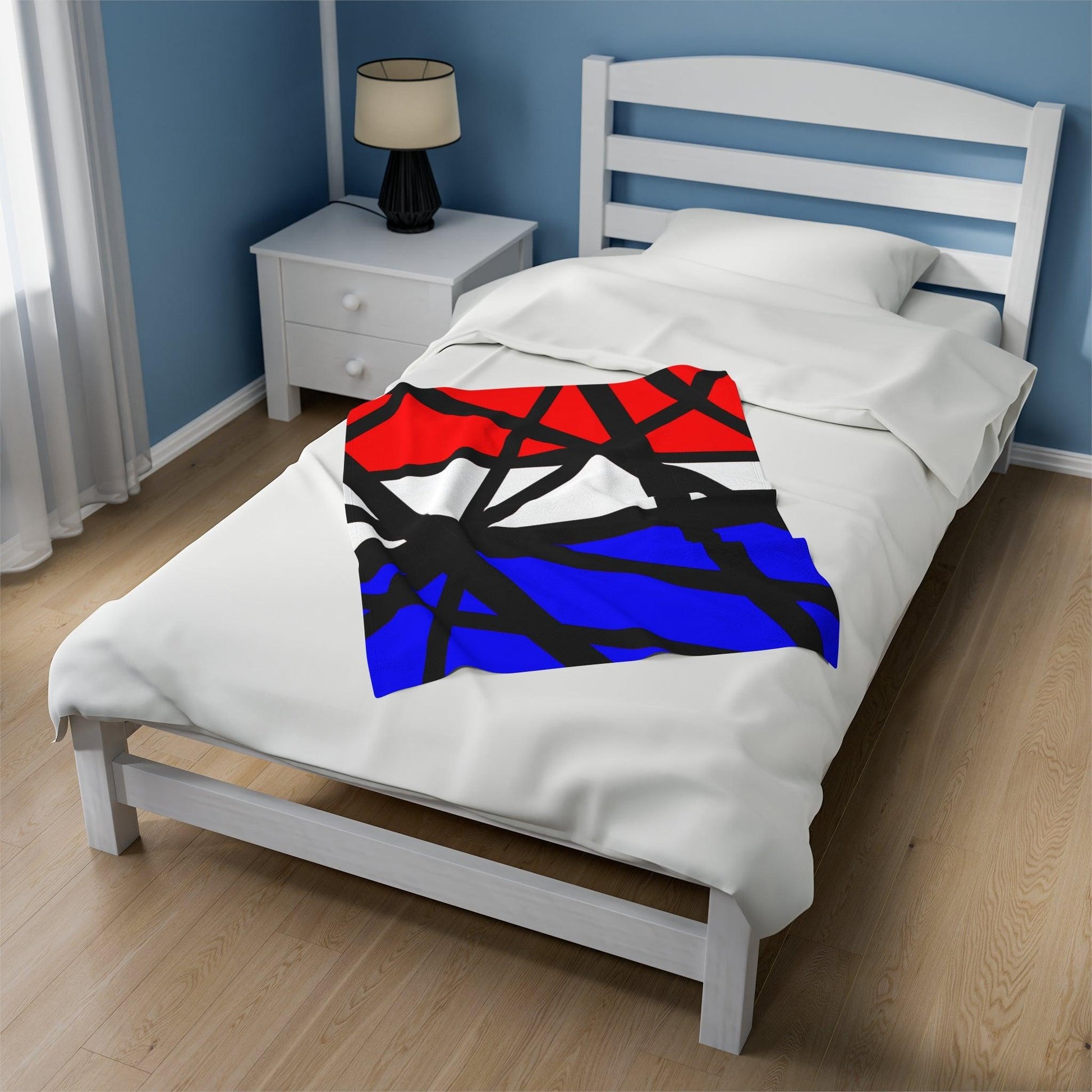 VH 4 USA Flag Velveteen Plush Blanket - Premium All Over Prints from Printify - Just $36.99! Shop now at Lizard Vigilante