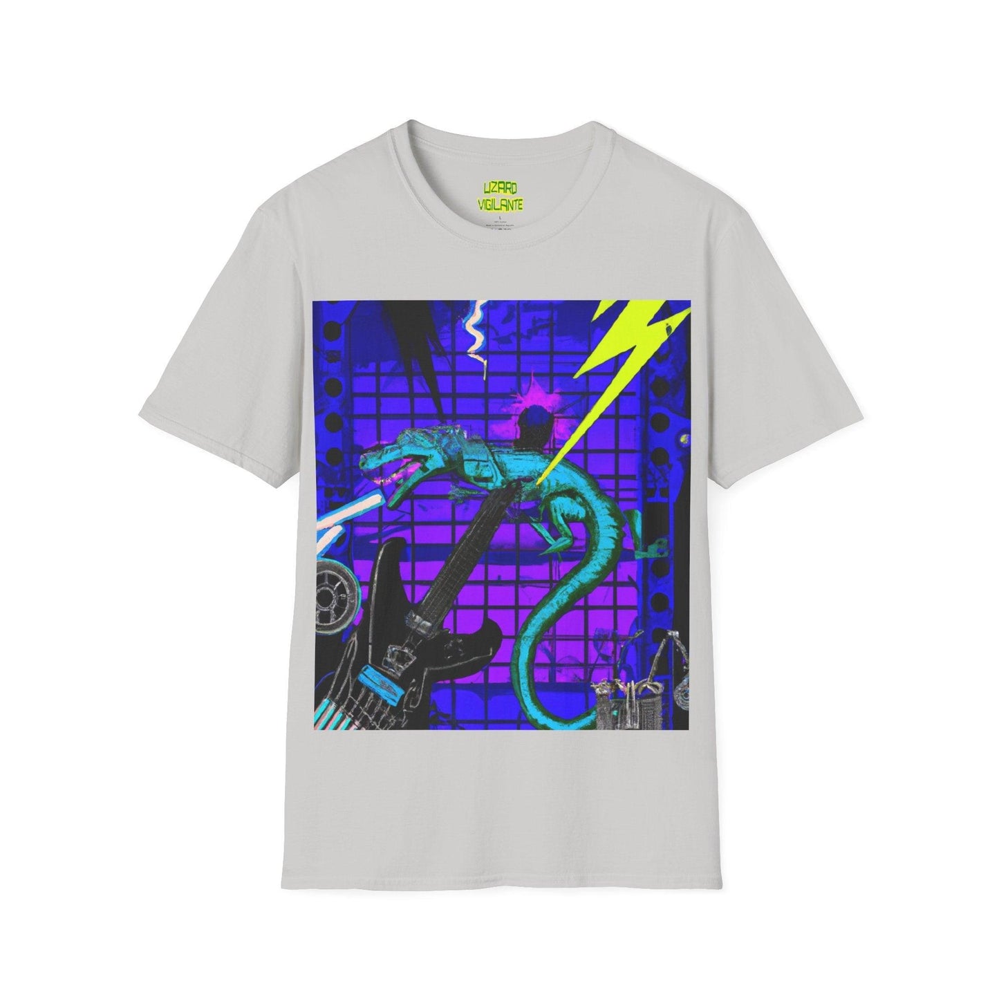 Lizard Vigilante Lives Unisex Softstyle T-Shirt - Lizard Vigilante