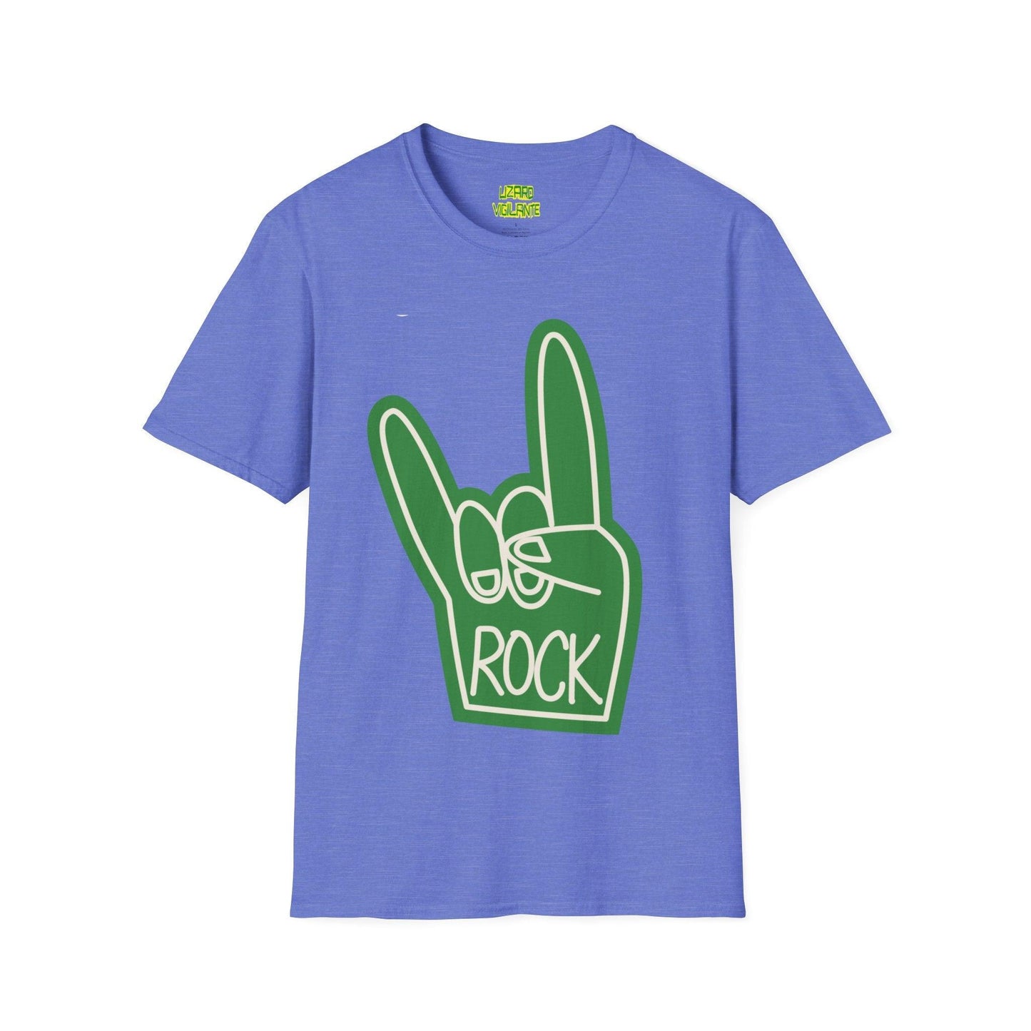 Rock Hand Sign Unisex Softstyle T-Shirt - Lizard Vigilante