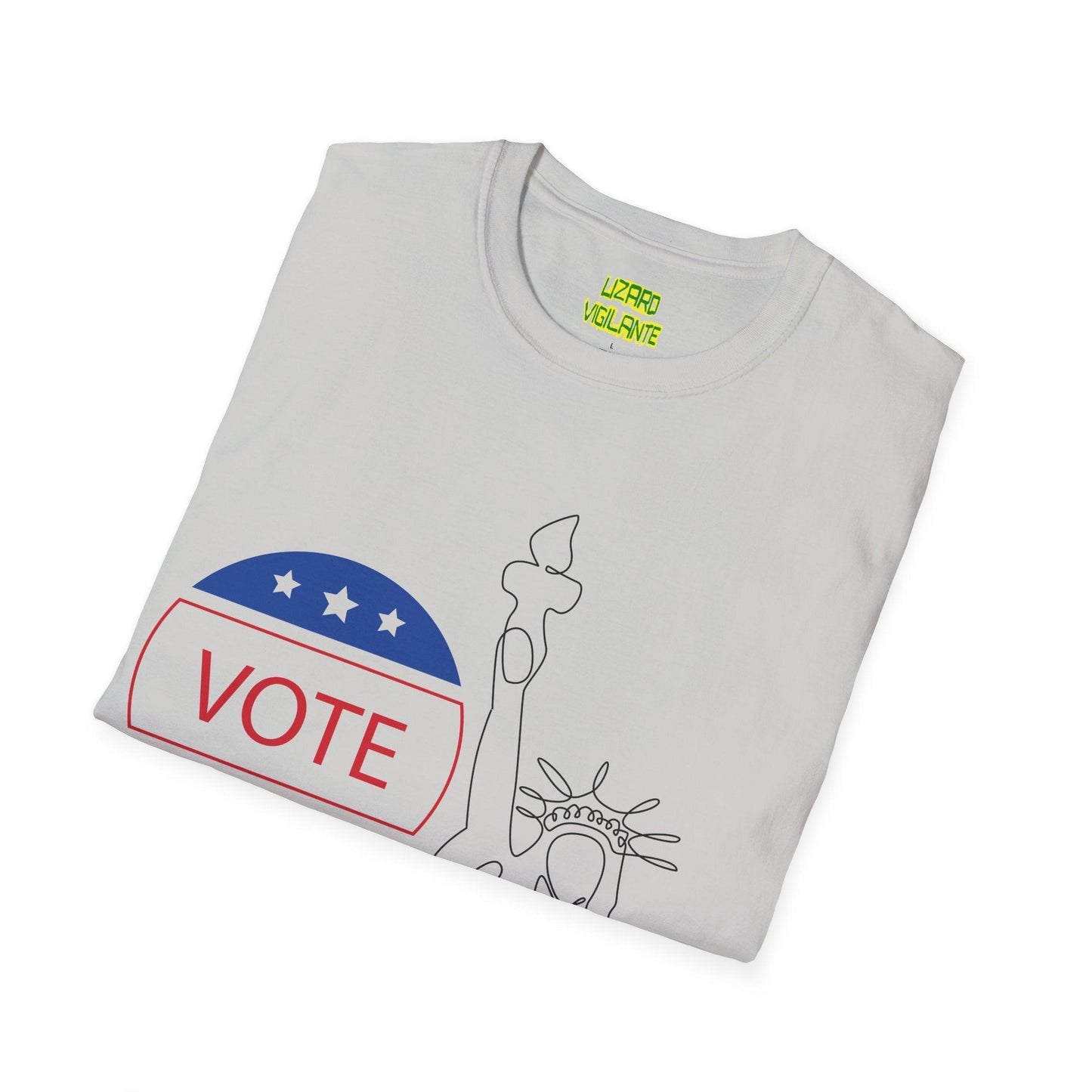 VOTE Liberty Unisex Softstyle T-Shirt - Lizard Vigilante