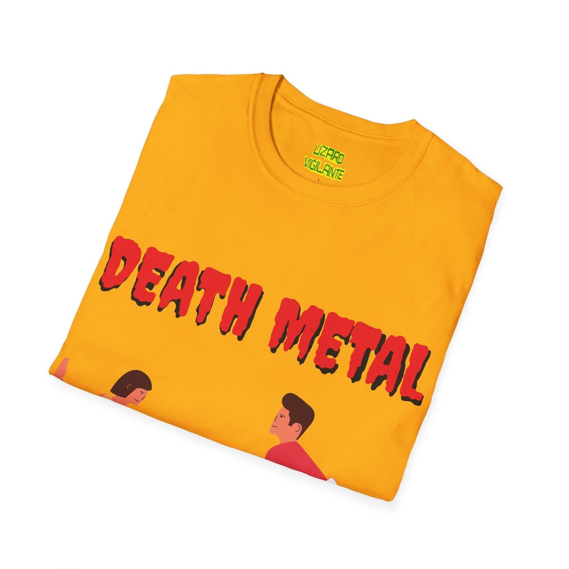 DEATH METAL Dancers Unisex Softstyle T-Shirt - Lizard Vigilante