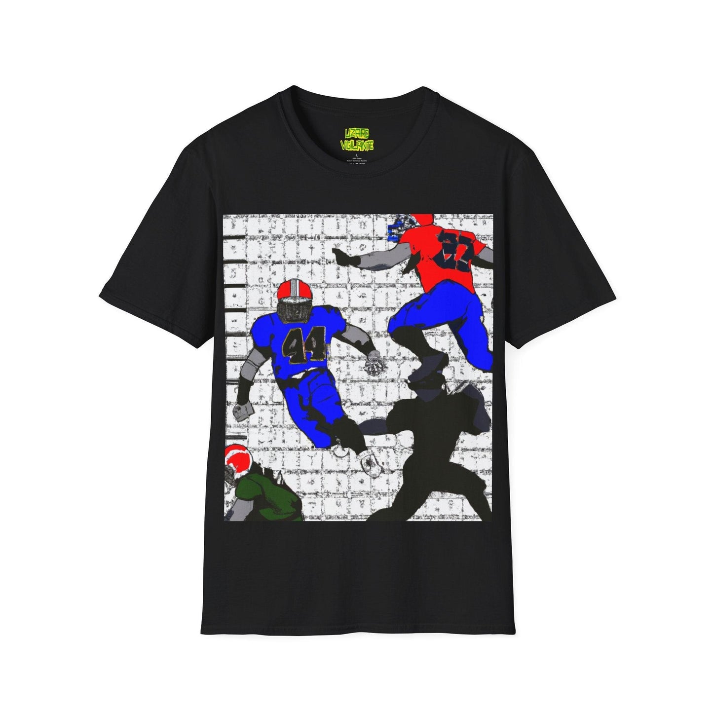 American Football Graphic Unisex Softstyle T-Shirt - Lizard Vigilante