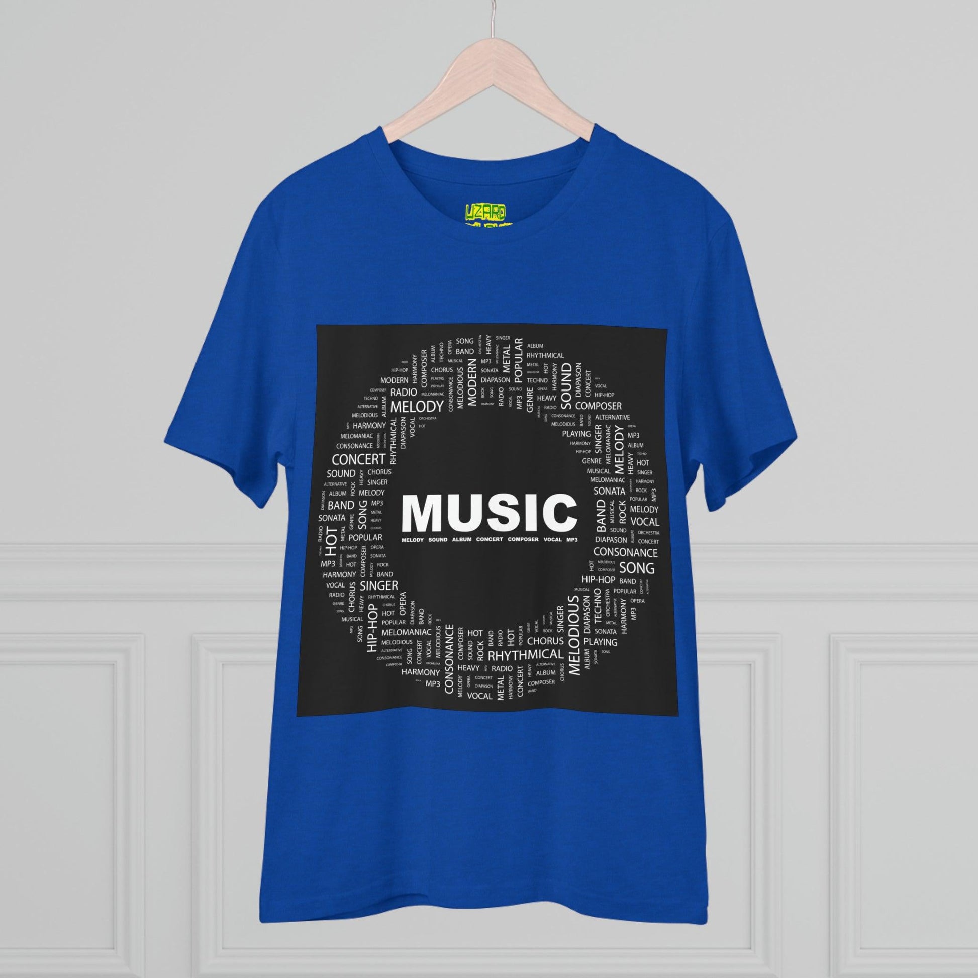 Music Circ Graphic Organic Creator T-shirt - Unisex - Lizard Vigilante