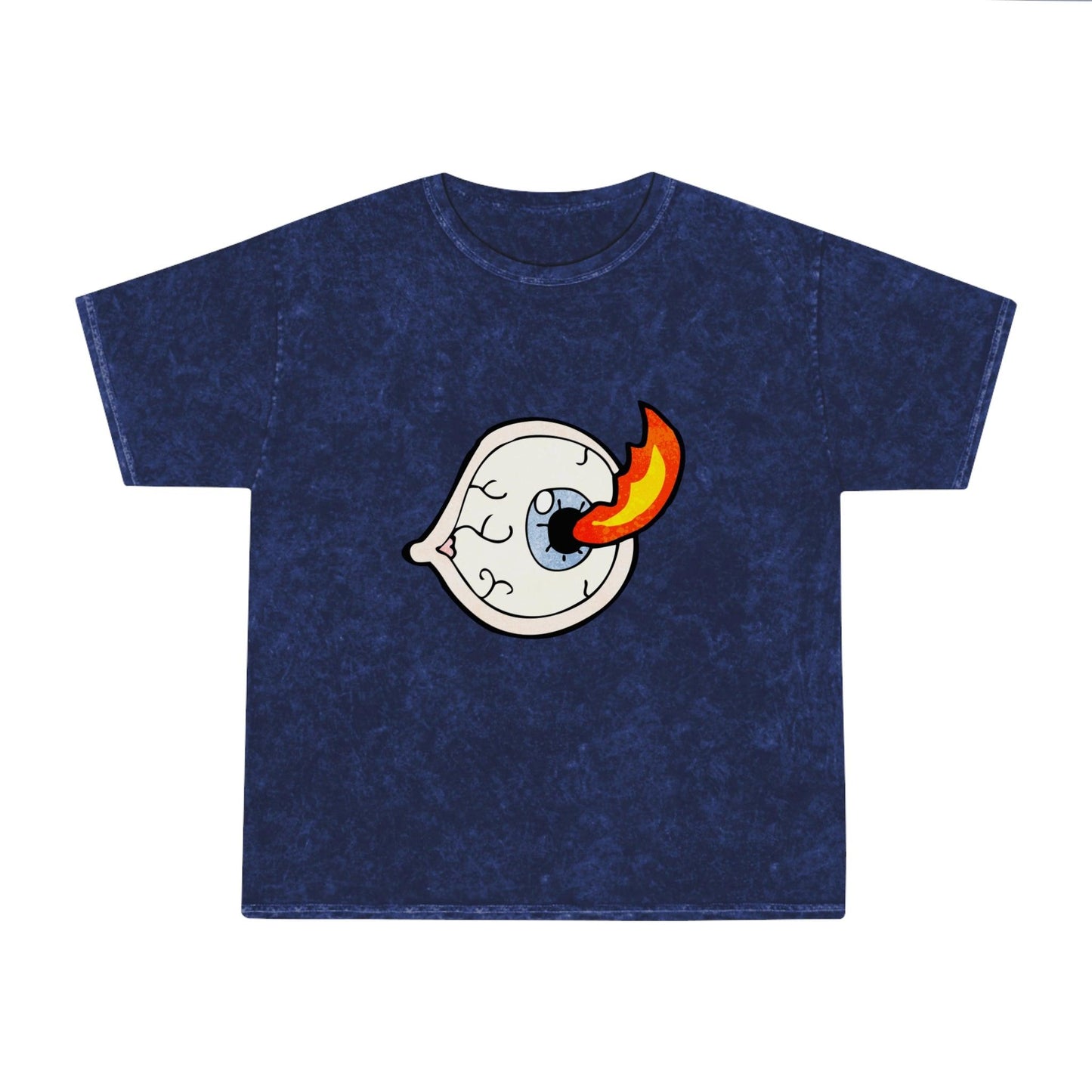 Eyeball Torch Unisex Mineral Wash T-Shirt - Lizard Vigilante