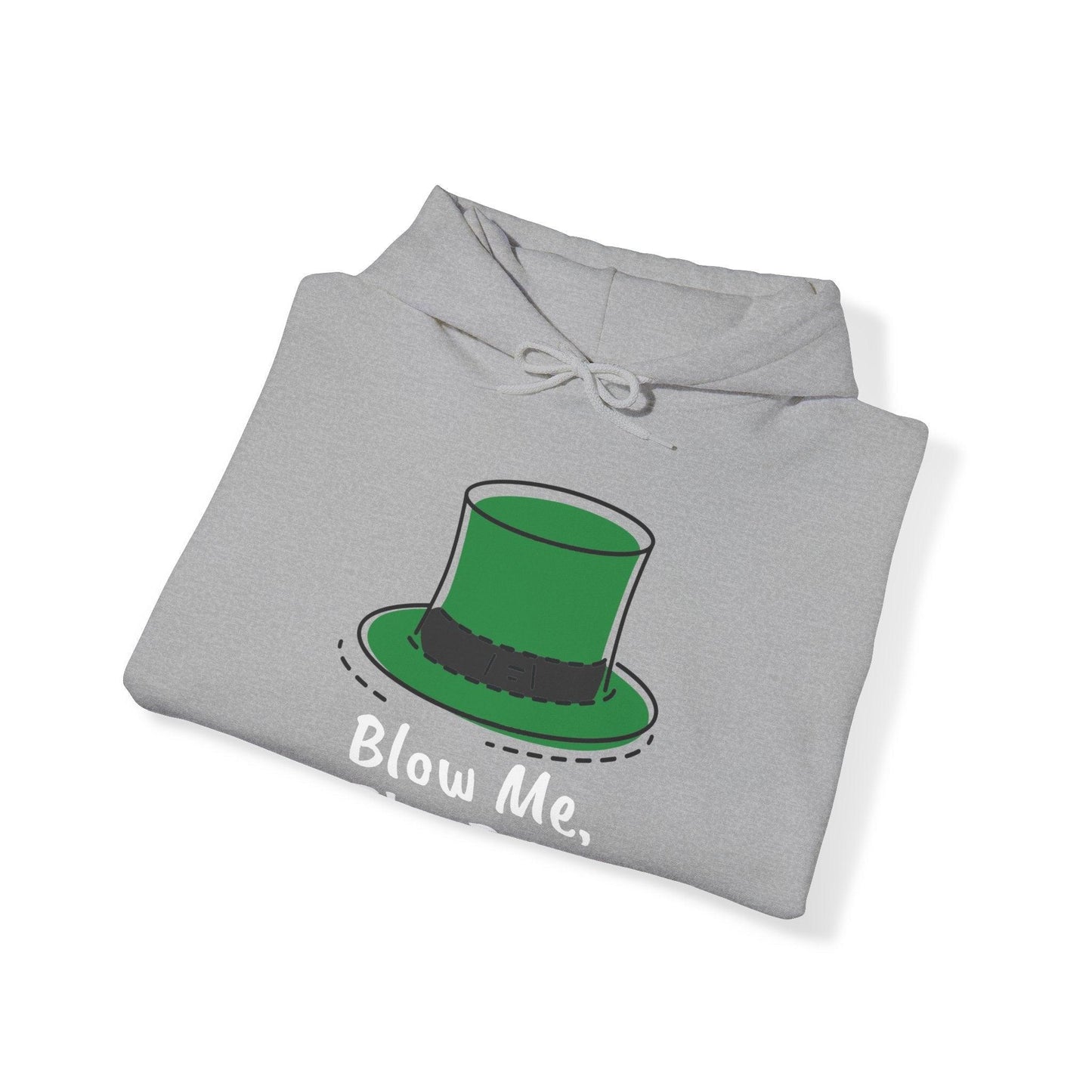 Blow Me, I'm Irish St. Patrick's Day Unisex Heavy Blend™ Hooded Sweatshirt - Lizard Vigilante