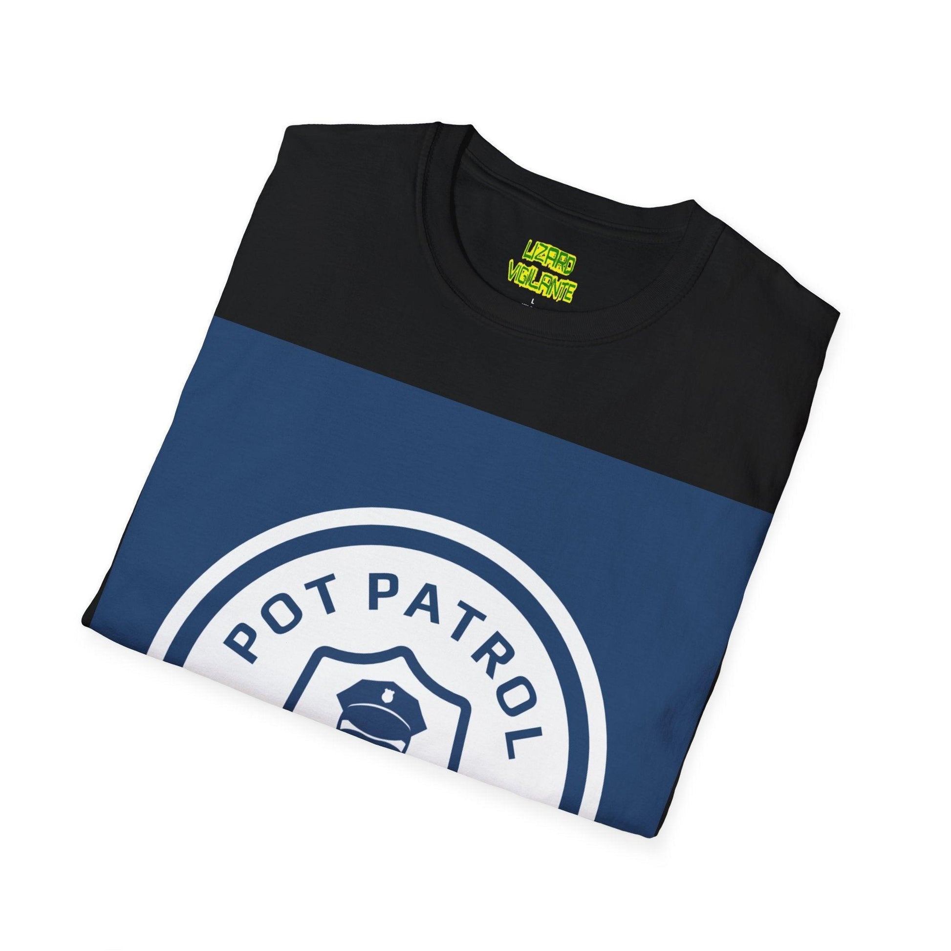 Pot Patrol Unisex Softstyle T-Shirt - Lizard Vigilante