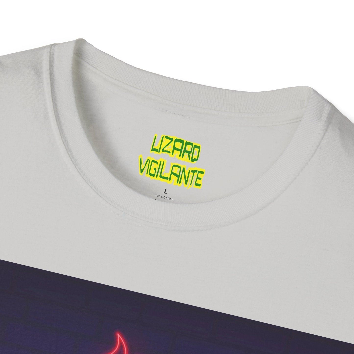 Neon Rock Festival Unisex Softstyle T-Shirt - Lizard Vigilante