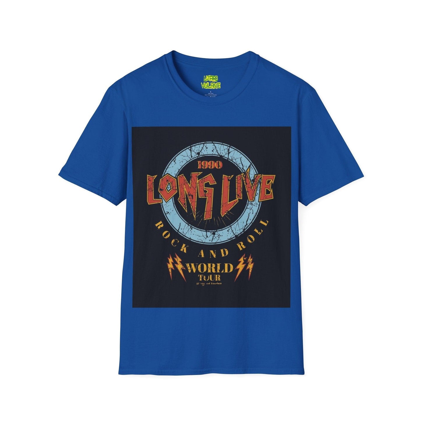 Long Live Rock And Roll Unisex Softstyle T-Shirt - Lizard Vigilante