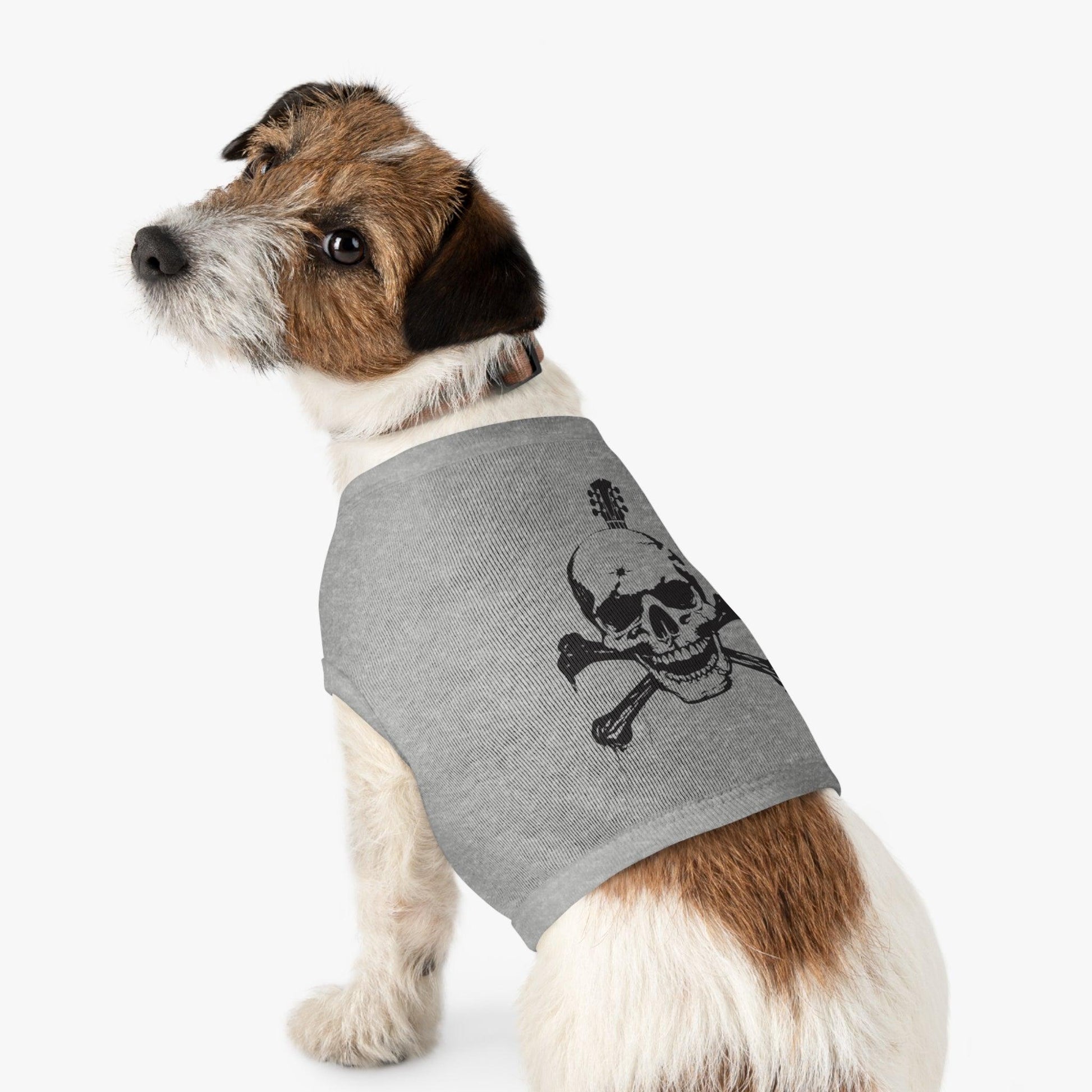 Guitar Skull Pet Tank Top - Premium Pets from Printify - Just $41.69! Shop now at Lizard Vigilante