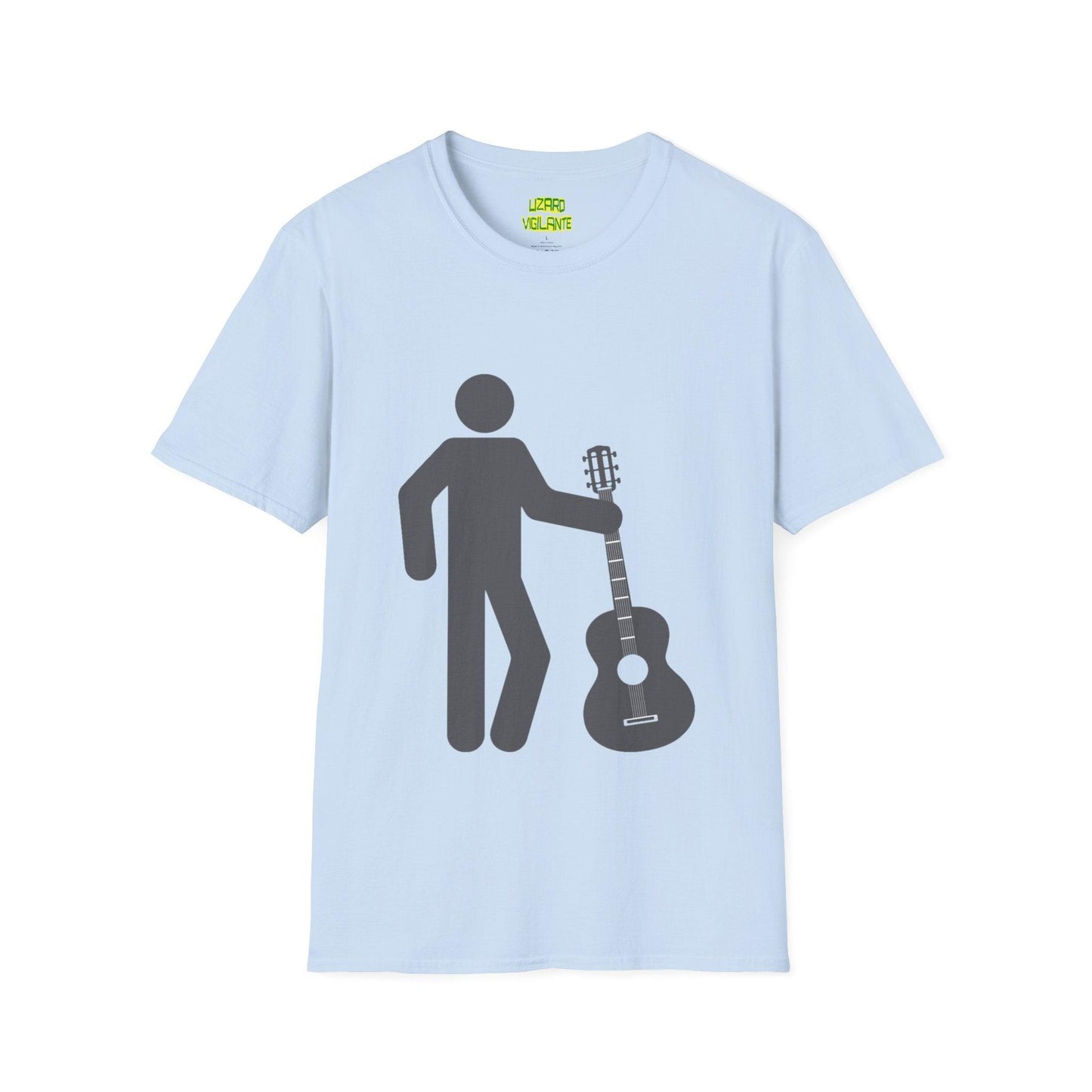 GuitarMan Unisex Softstyle T-Shirt - Lizard Vigilante