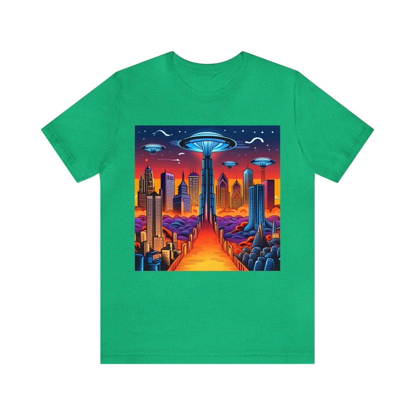 UFOCITY Unisex Jersey Short Sleeve Tee - Lizard Vigilante