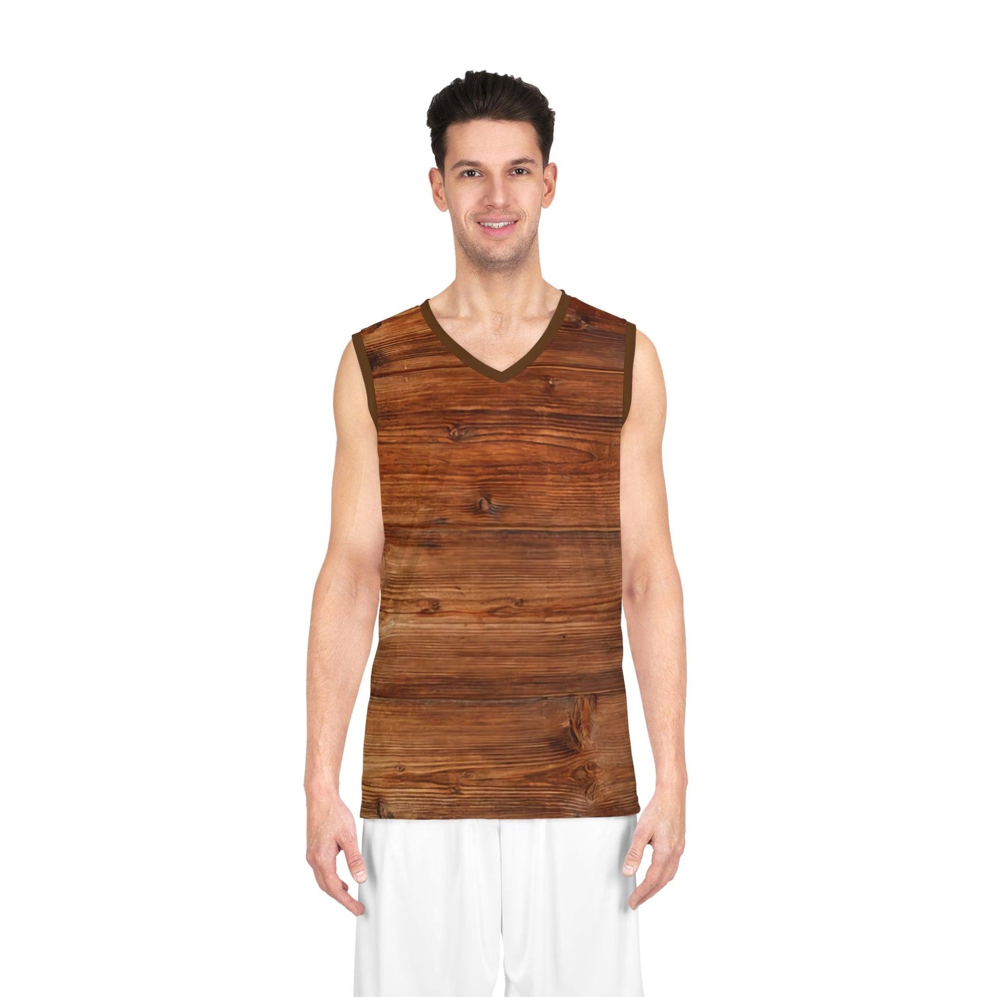 Wood-Maker Basketball Jersey - Lizard Vigilante