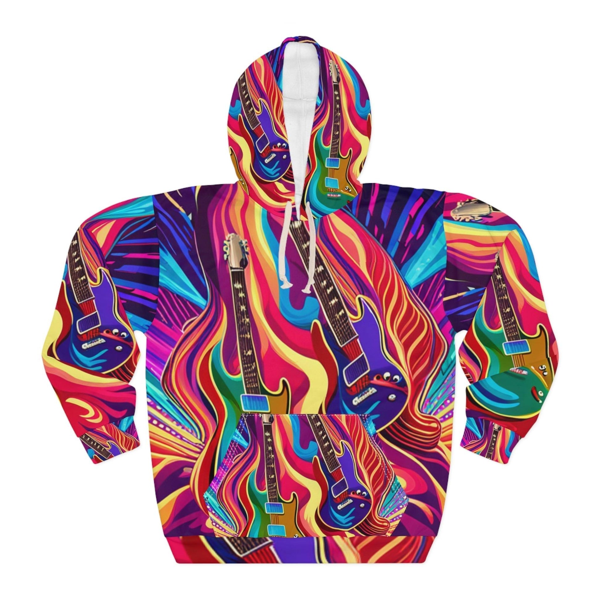 Psychedelic Things Unisex Pullover Hoodie - Lizard Vigilante