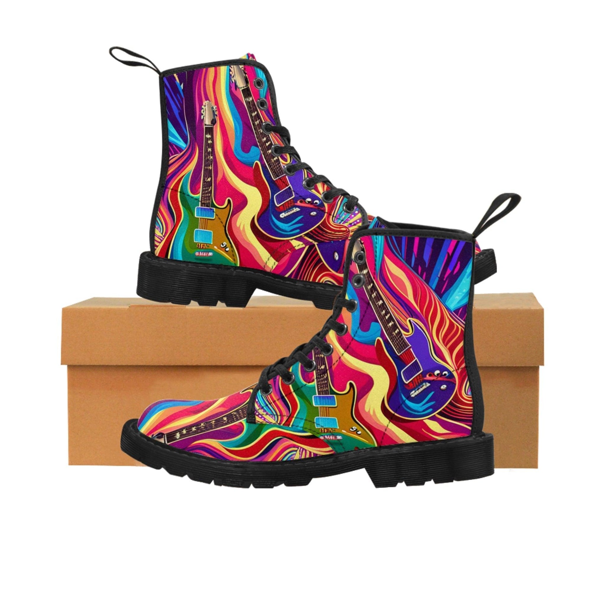 Thru The Always Men's Canvas Boots - Lizard Vigilante