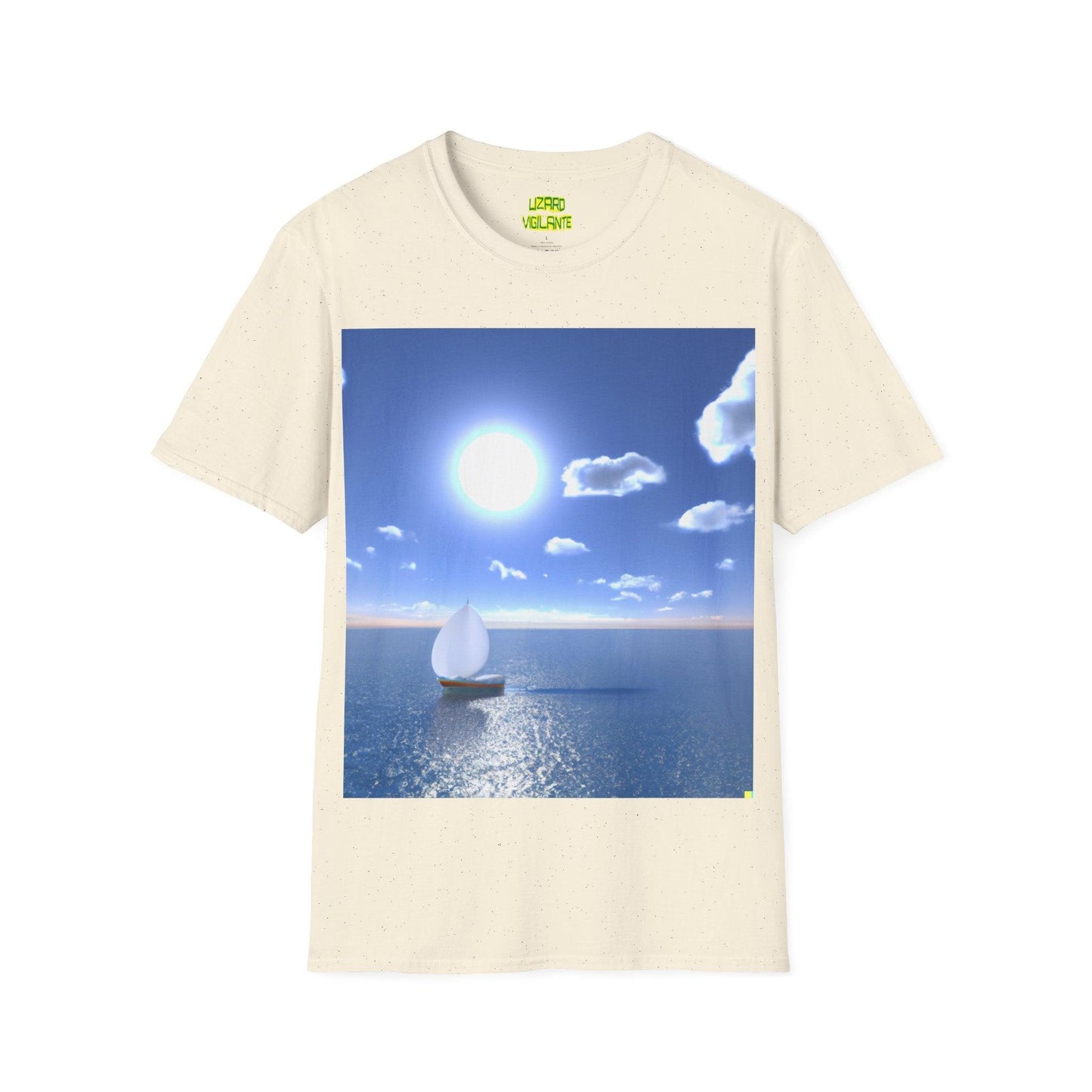 Sailing Sunlight Graphic Unisex Softstyle T-Shirt - Lizard Vigilante