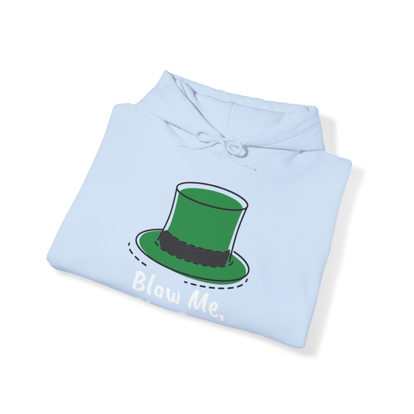 Blow Me, I'm Irish St. Patrick's Day Unisex Heavy Blend™ Hooded Sweatshirt - Lizard Vigilante