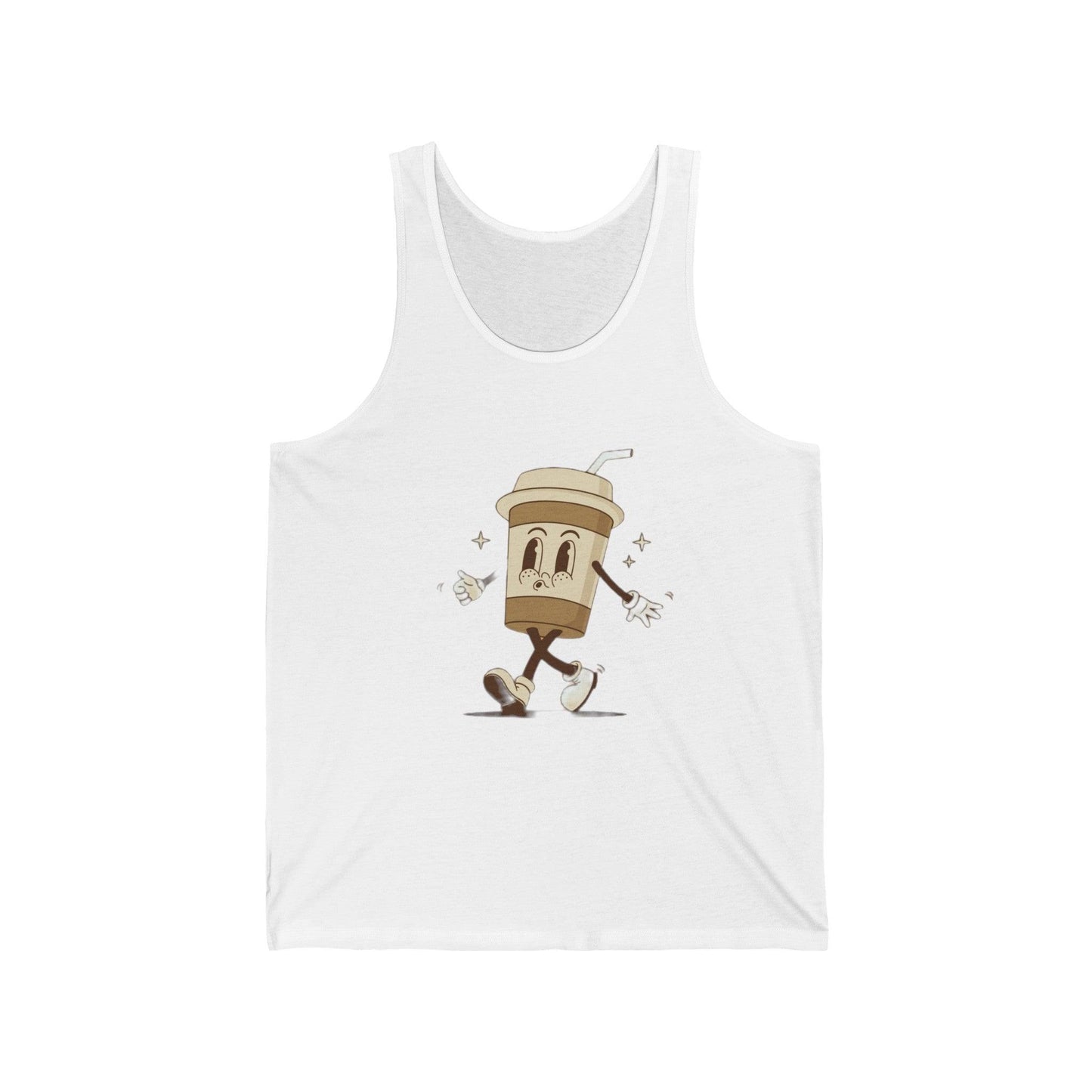 Coffee TO GO Unisex Jersey Tank - Lizard Vigilante