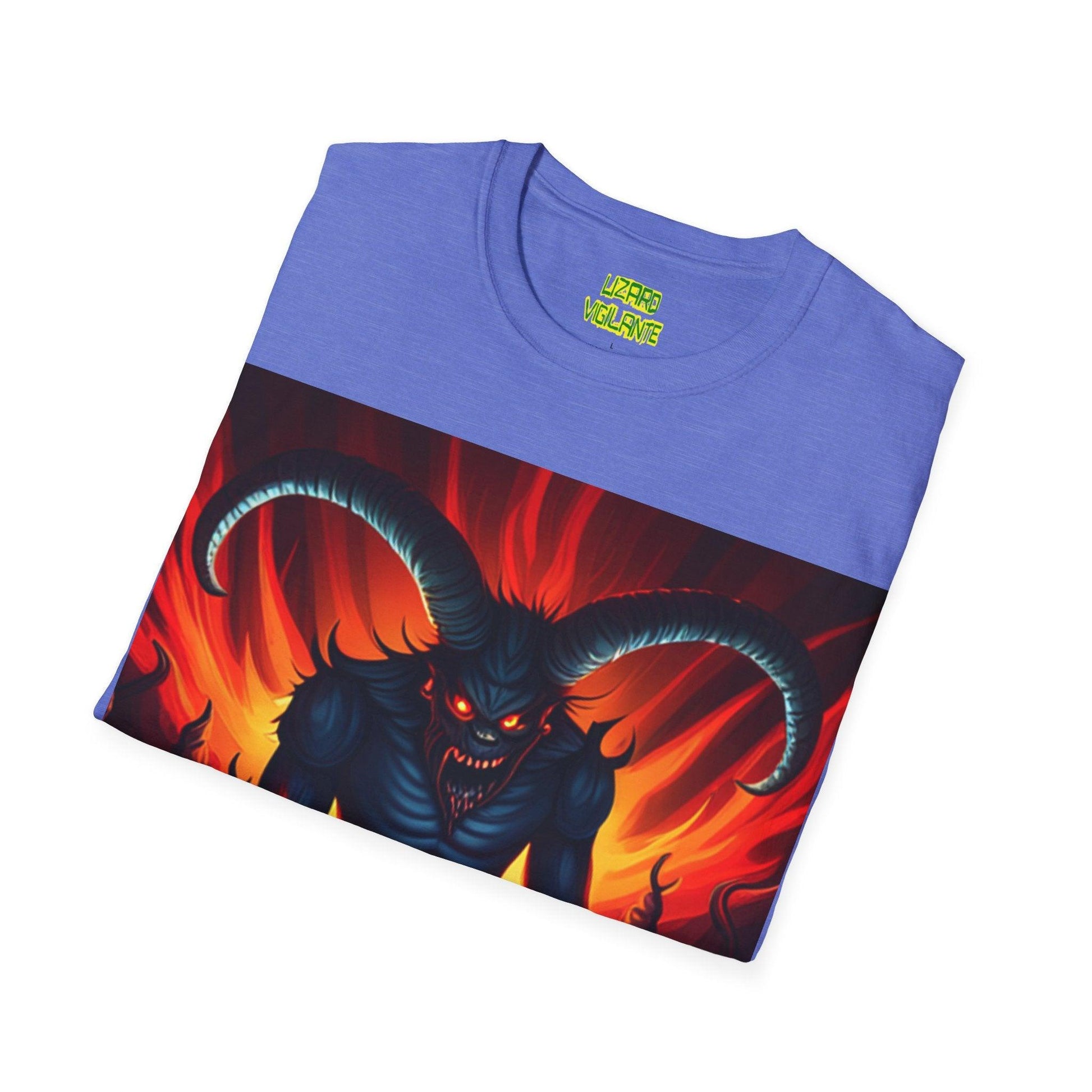 Horny Devil Unisex Softstyle T-Shirt - Lizard Vigilante