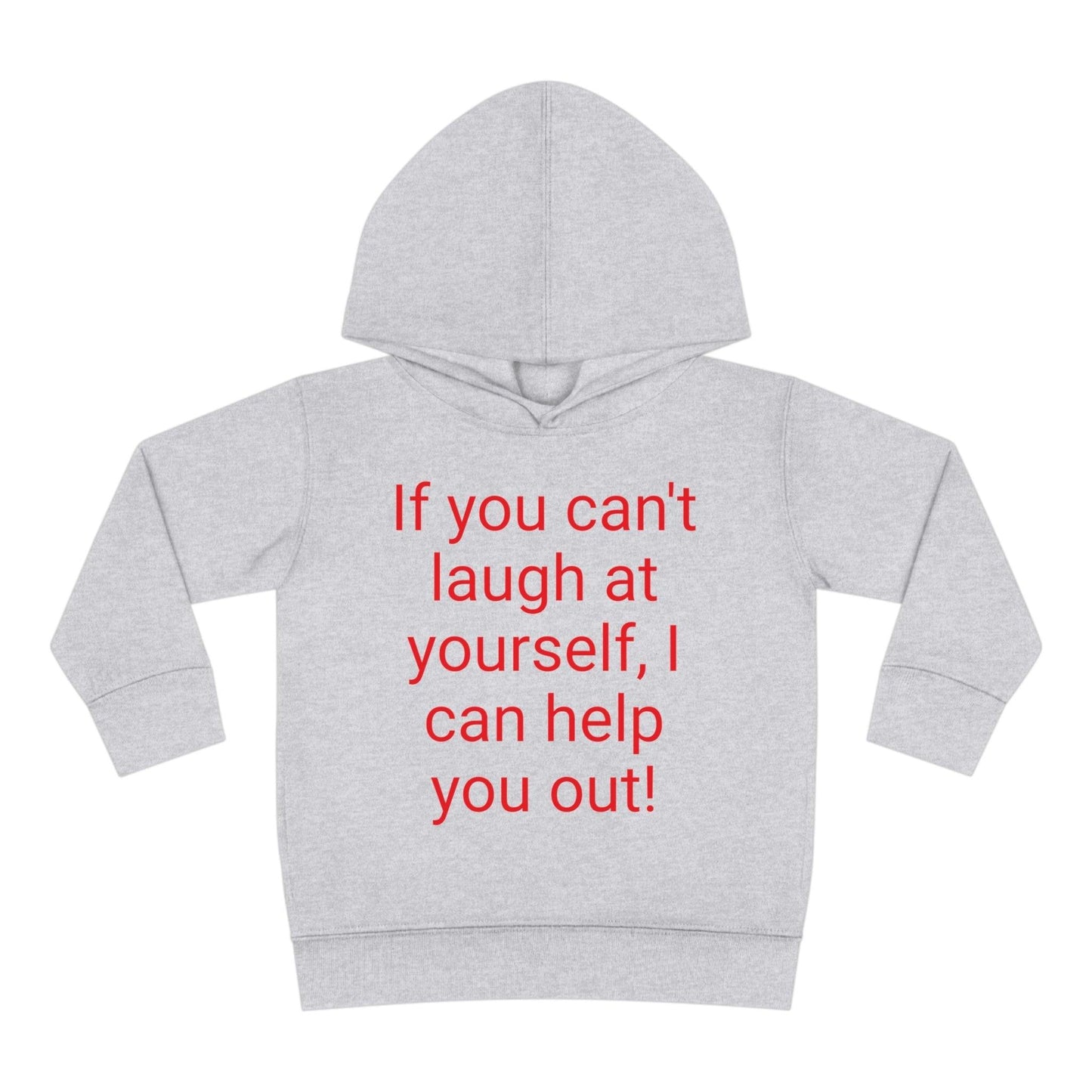 If You Can't laugh Toddler Pullover Fleece Hoodie - Lizard Vigilante