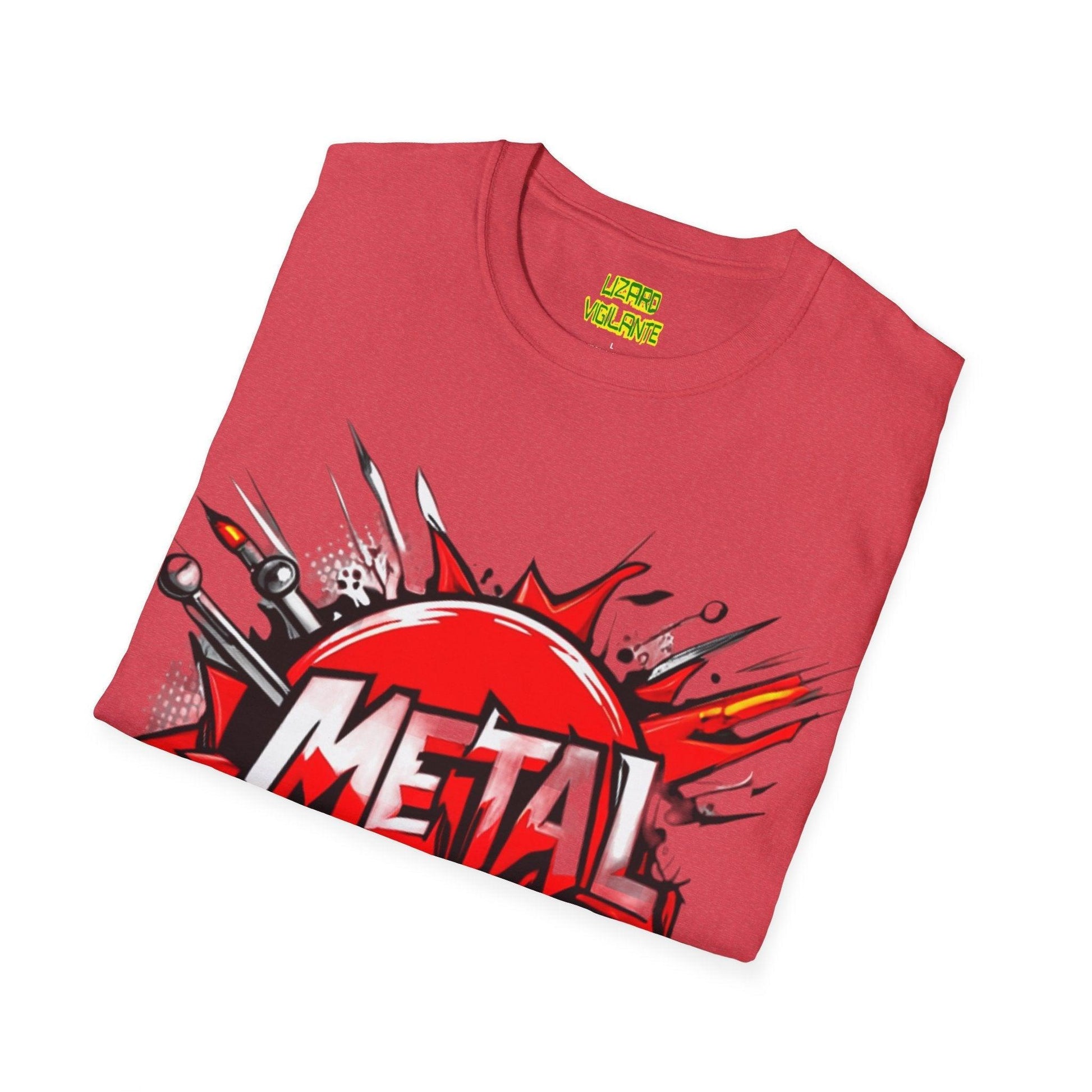 Metal Balls Unisex Softstyle T-Shirt - Lizard Vigilante