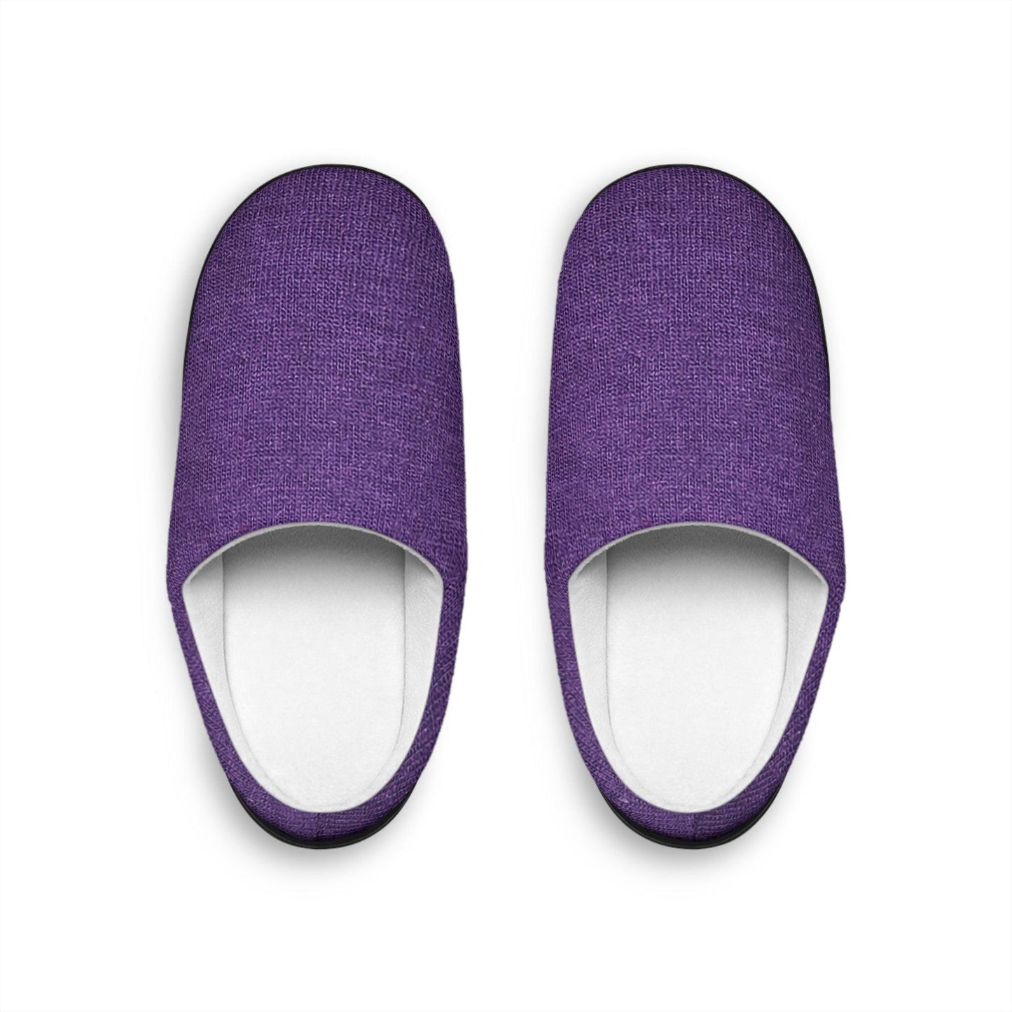 Faux Purple Silk Men's Indoor Slippers - Lizard Vigilante