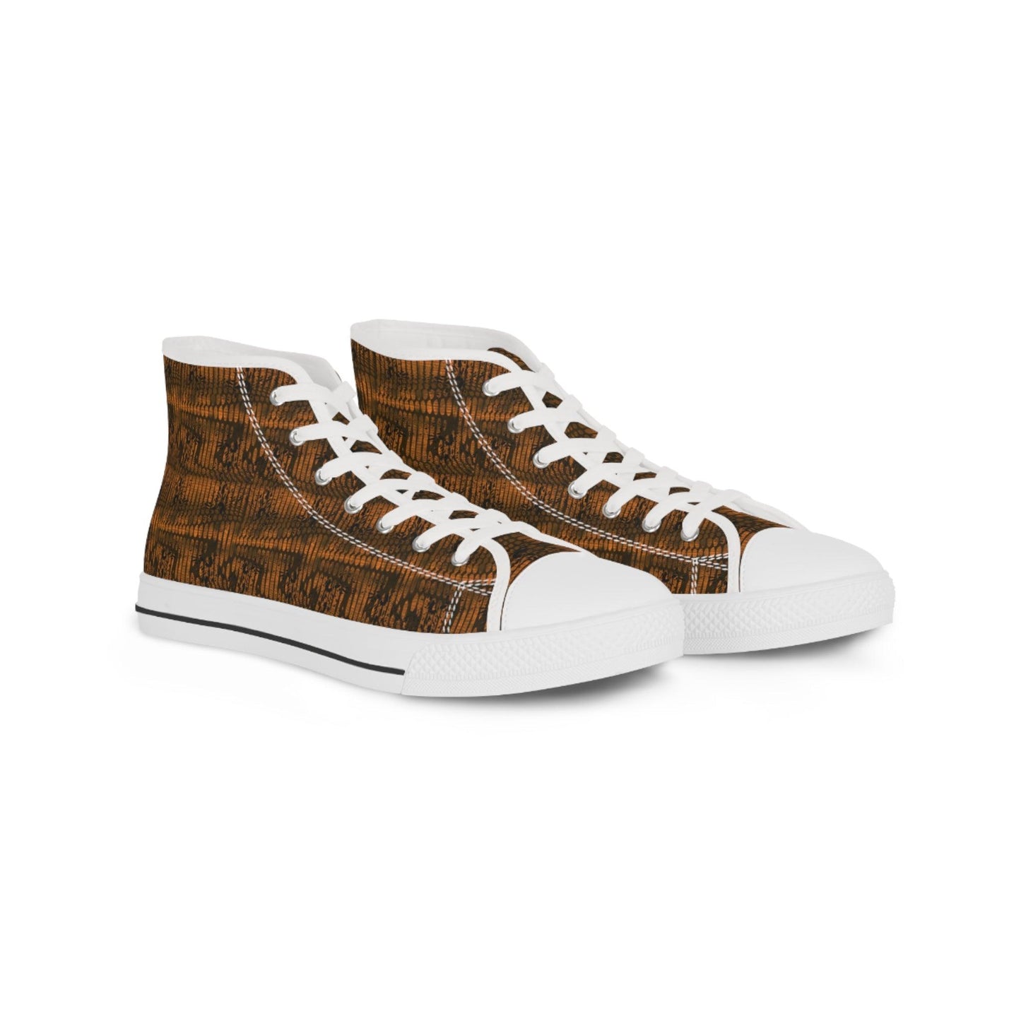 Reptilian Men's High Top Sneakers - Lizard Vigilante