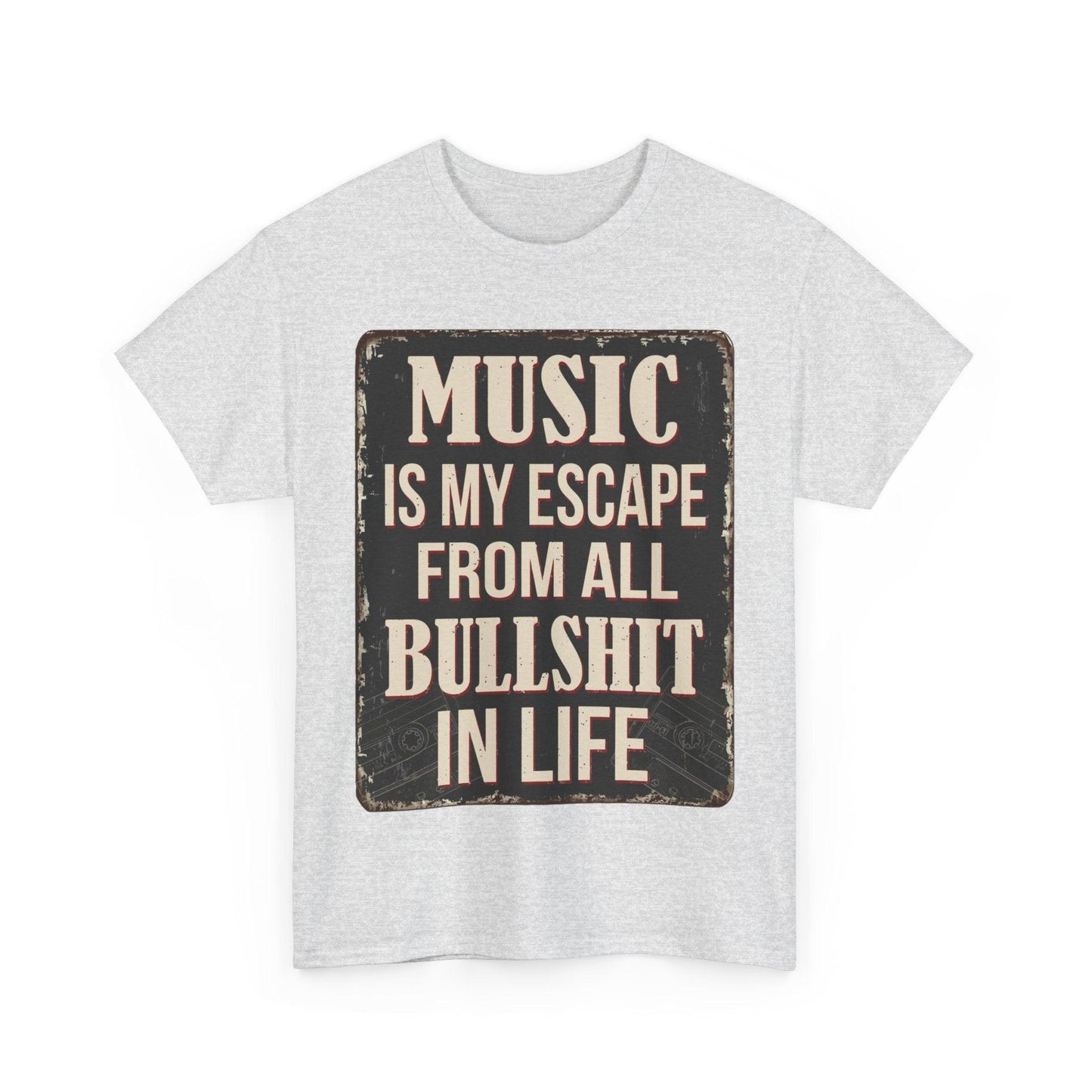 Music Escape Unisex Heavy Cotton Tee - Lizard Vigilante