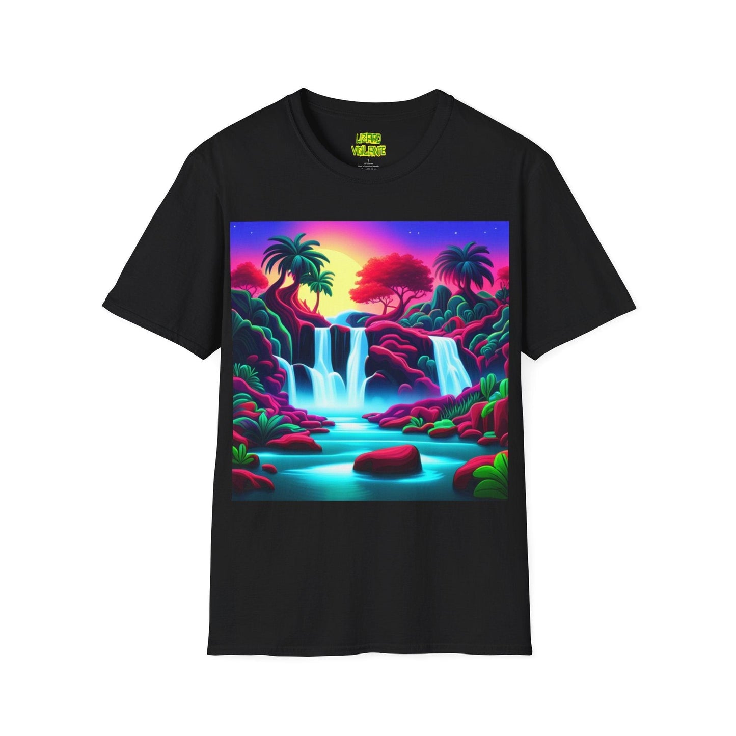 Tropic Topic Unisex Softstyle T-Shirt - Lizard Vigilante