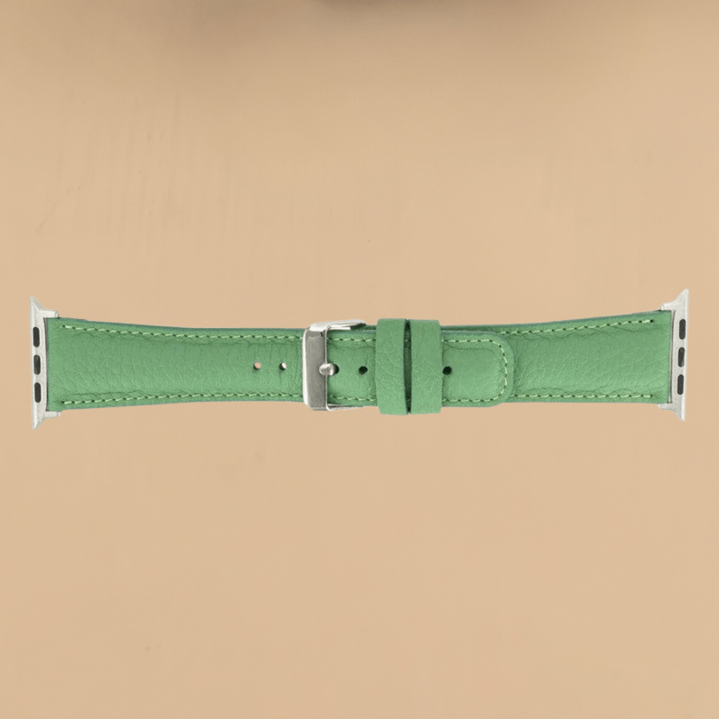 Apple Watch Green Leather Strap - Boston