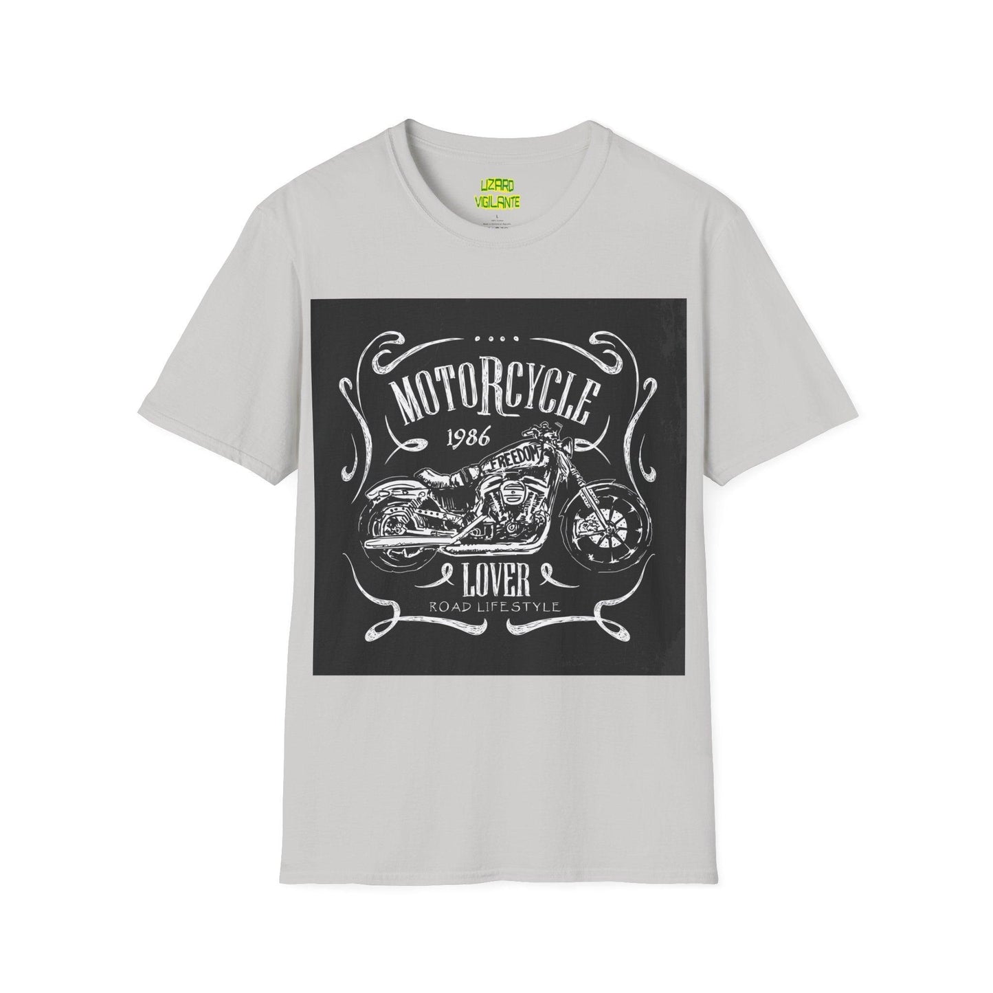 Motorcycle Lover Unisex Softstyle T-Shirt - Lizard Vigilante