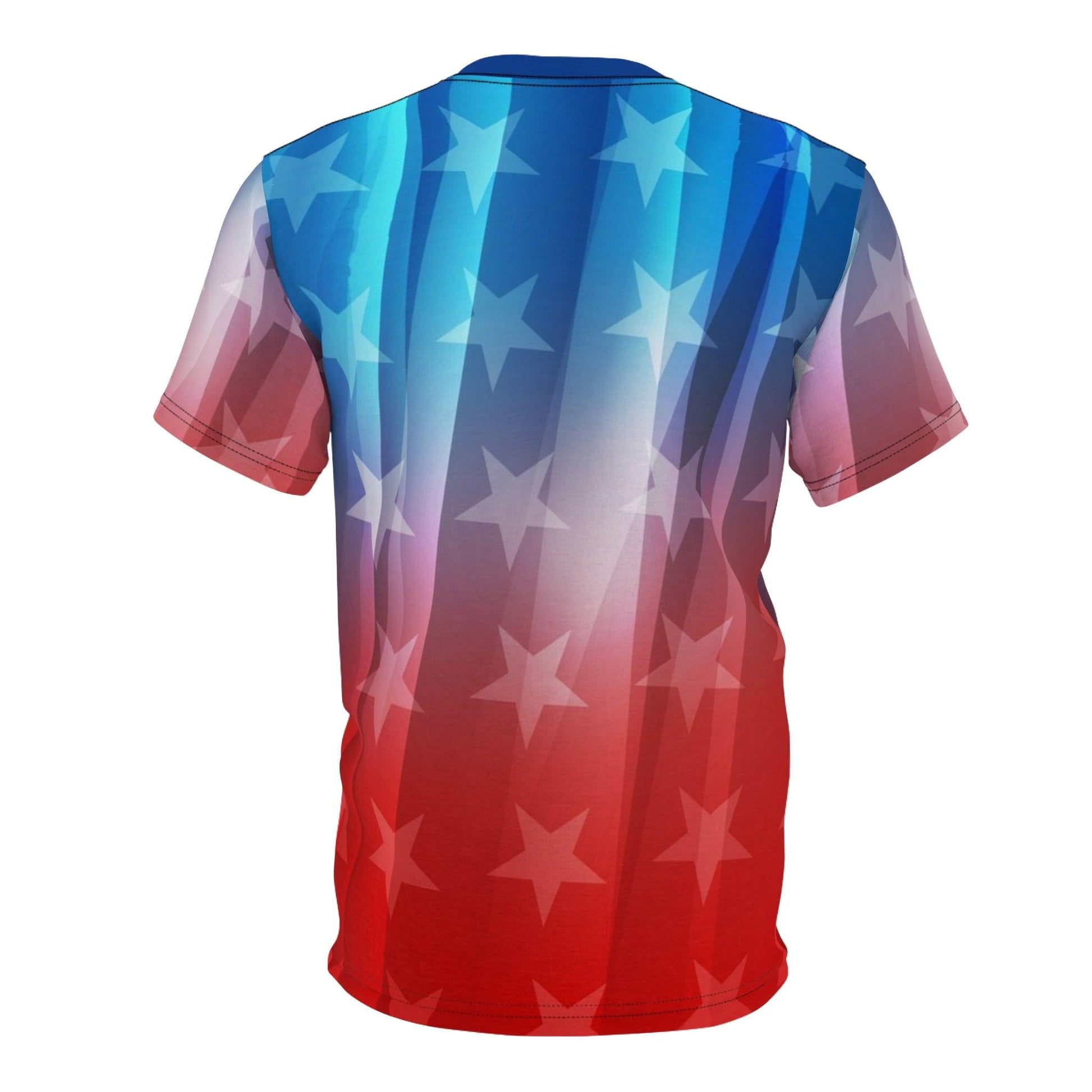 Red White and Blue Stars Unisex Tee - Lizard Vigilante