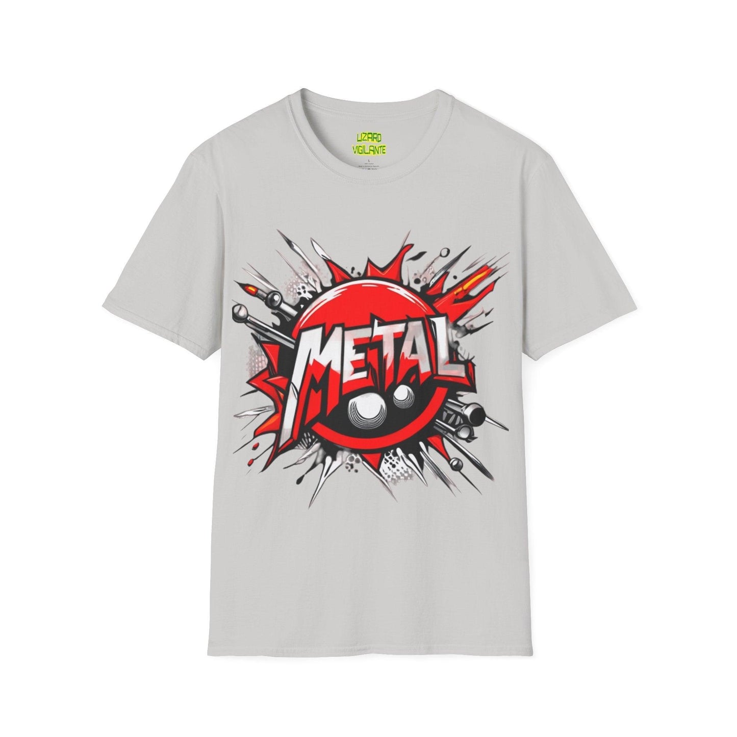 Metal Balls Unisex Softstyle T-Shirt - Lizard Vigilante