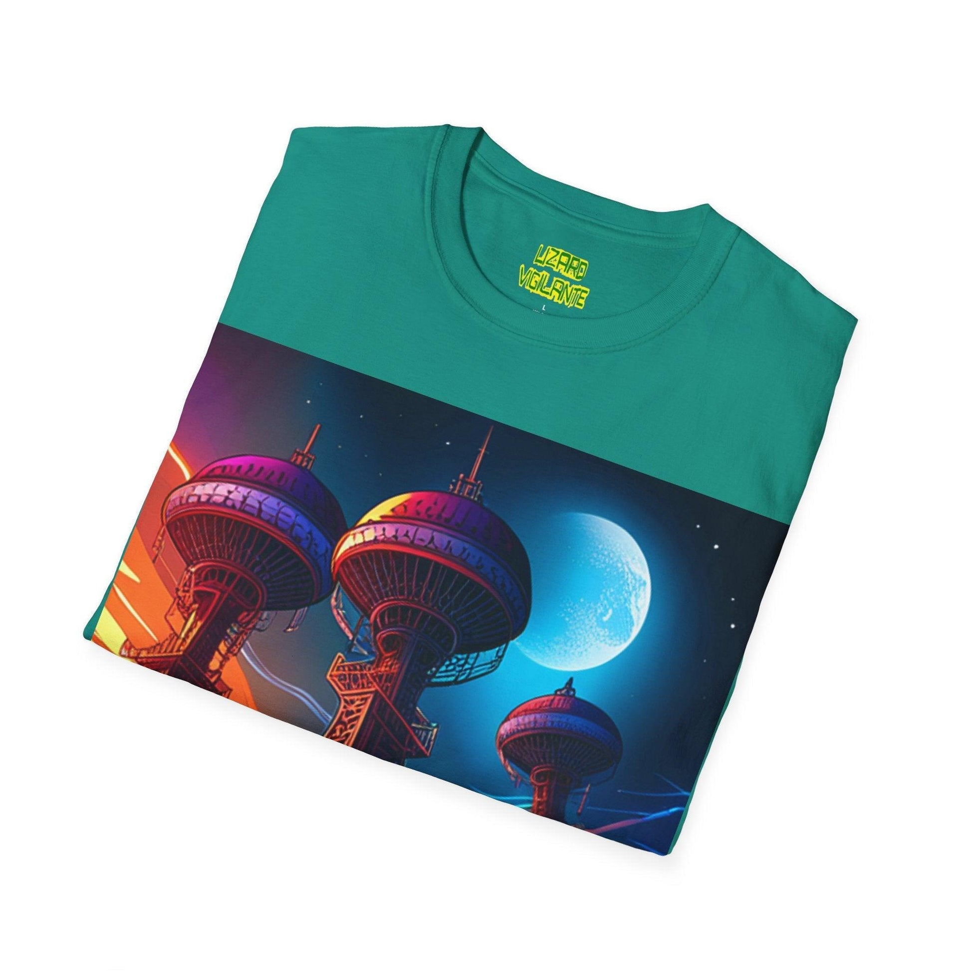 Interplanetary Transmission Unisex Softstyle T-Shirt - Lizard Vigilante