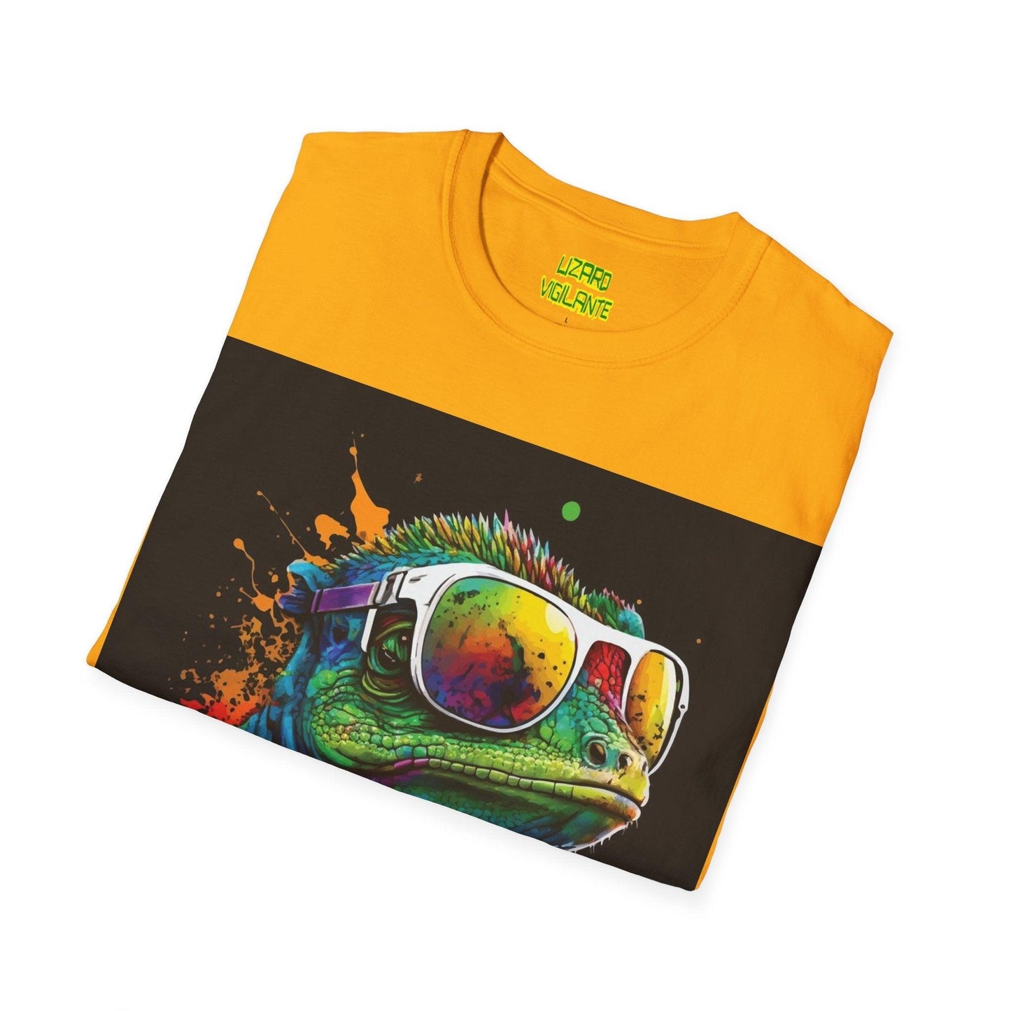 Shlizard Unisex Softstyle T-Shirt - Lizard Vigilante