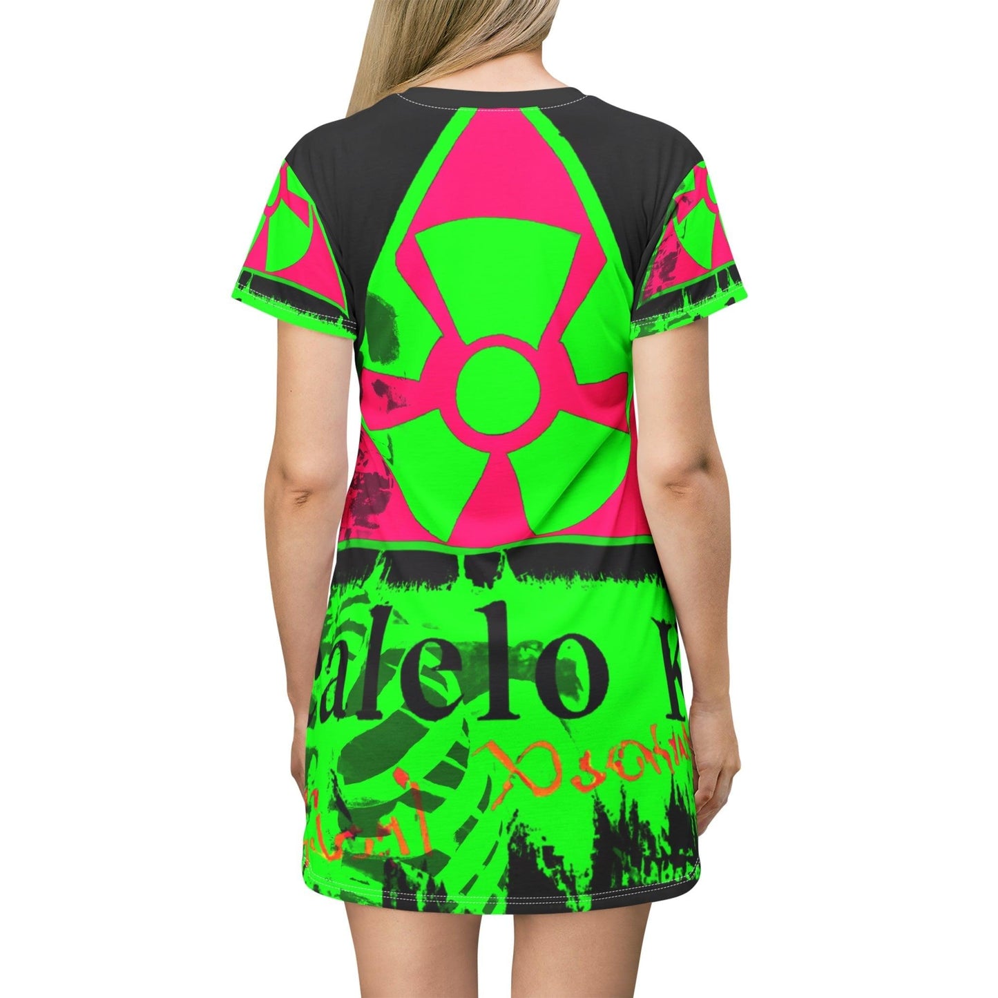 Calelo, You Can't Touch My Designs T-Shirt Dress - Lizard Vigilante