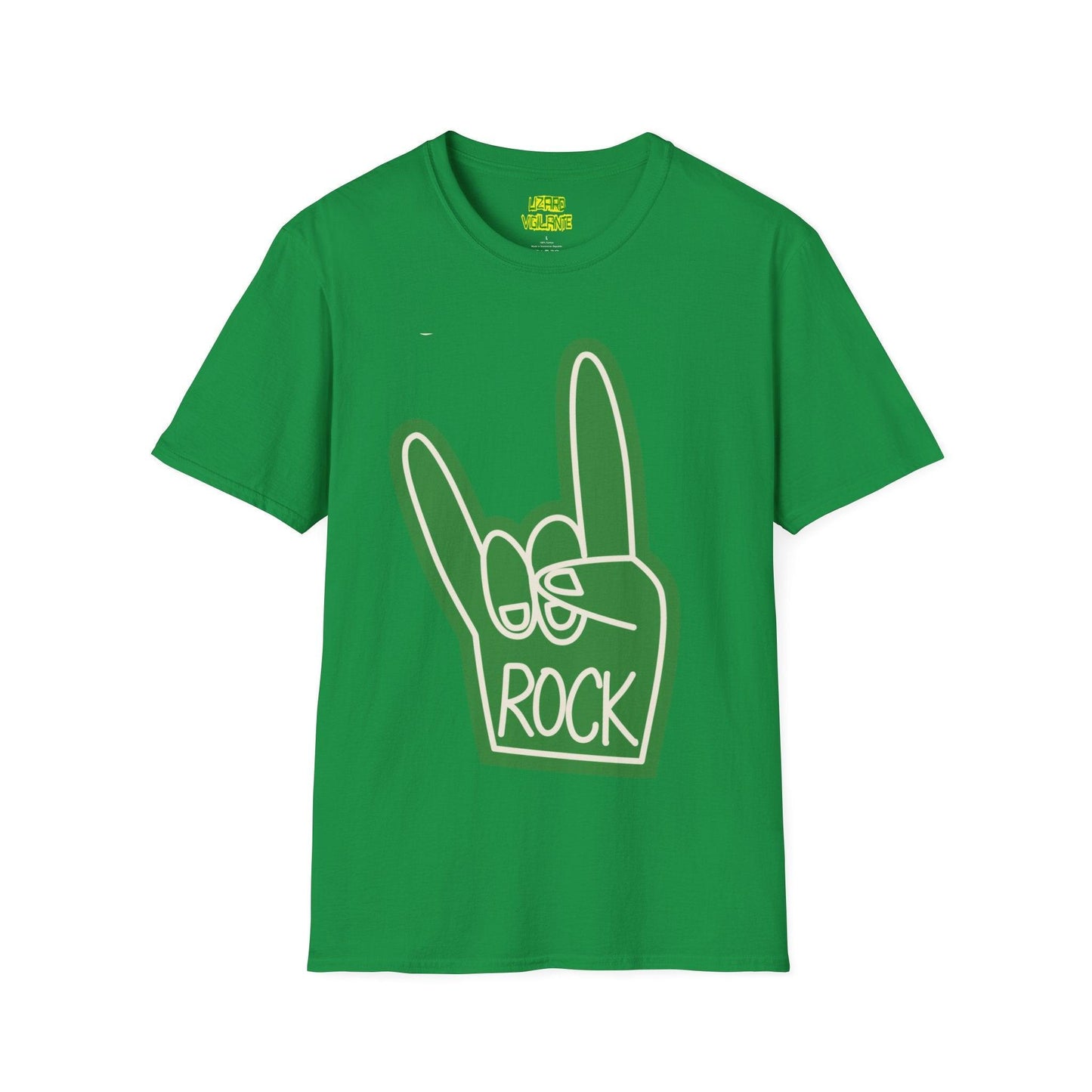 Rock Hand Sign Unisex Softstyle T-Shirt - Lizard Vigilante