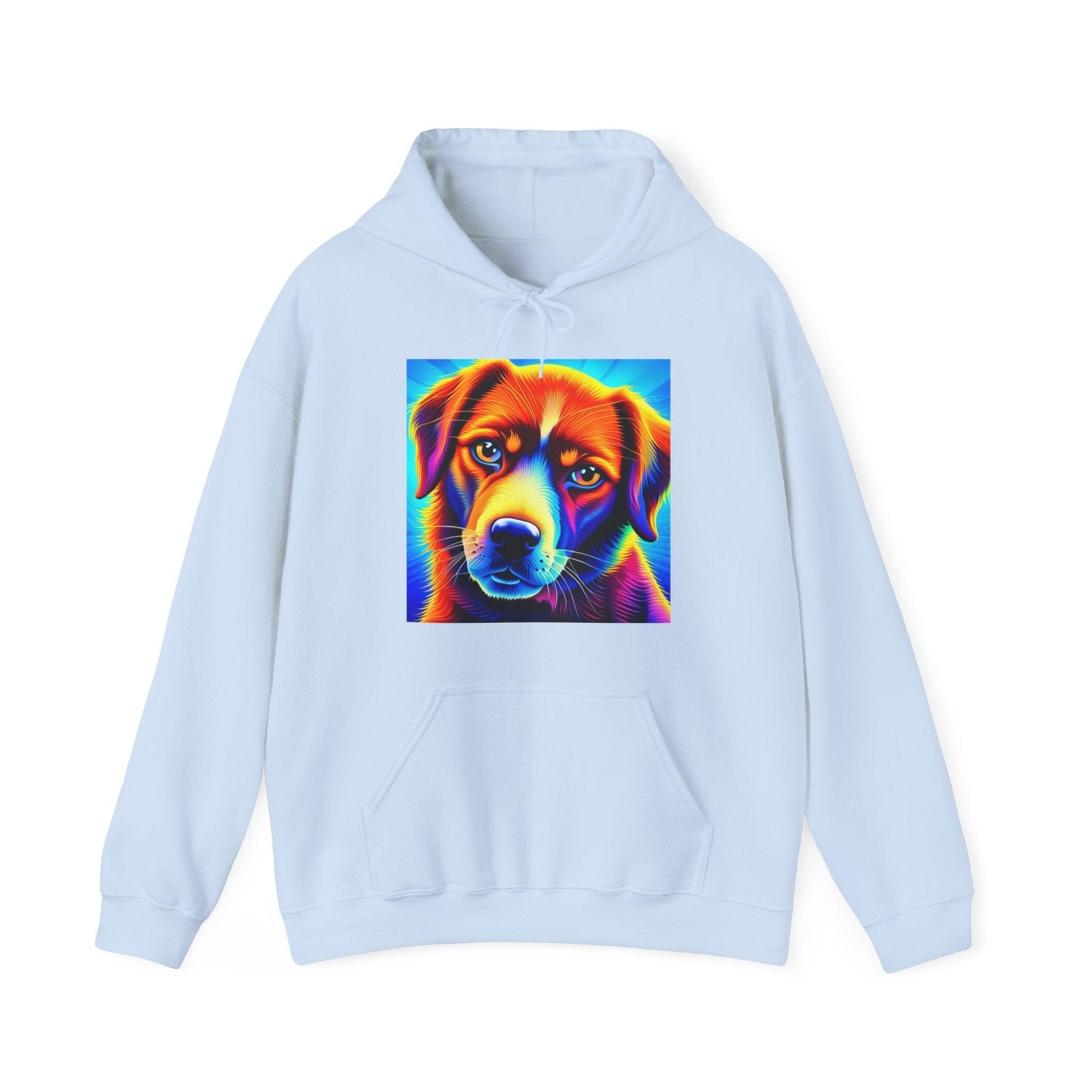 Prism Dog Unisex Heavy Blend™ Hooded Sweatshirt - Lizard Vigilante