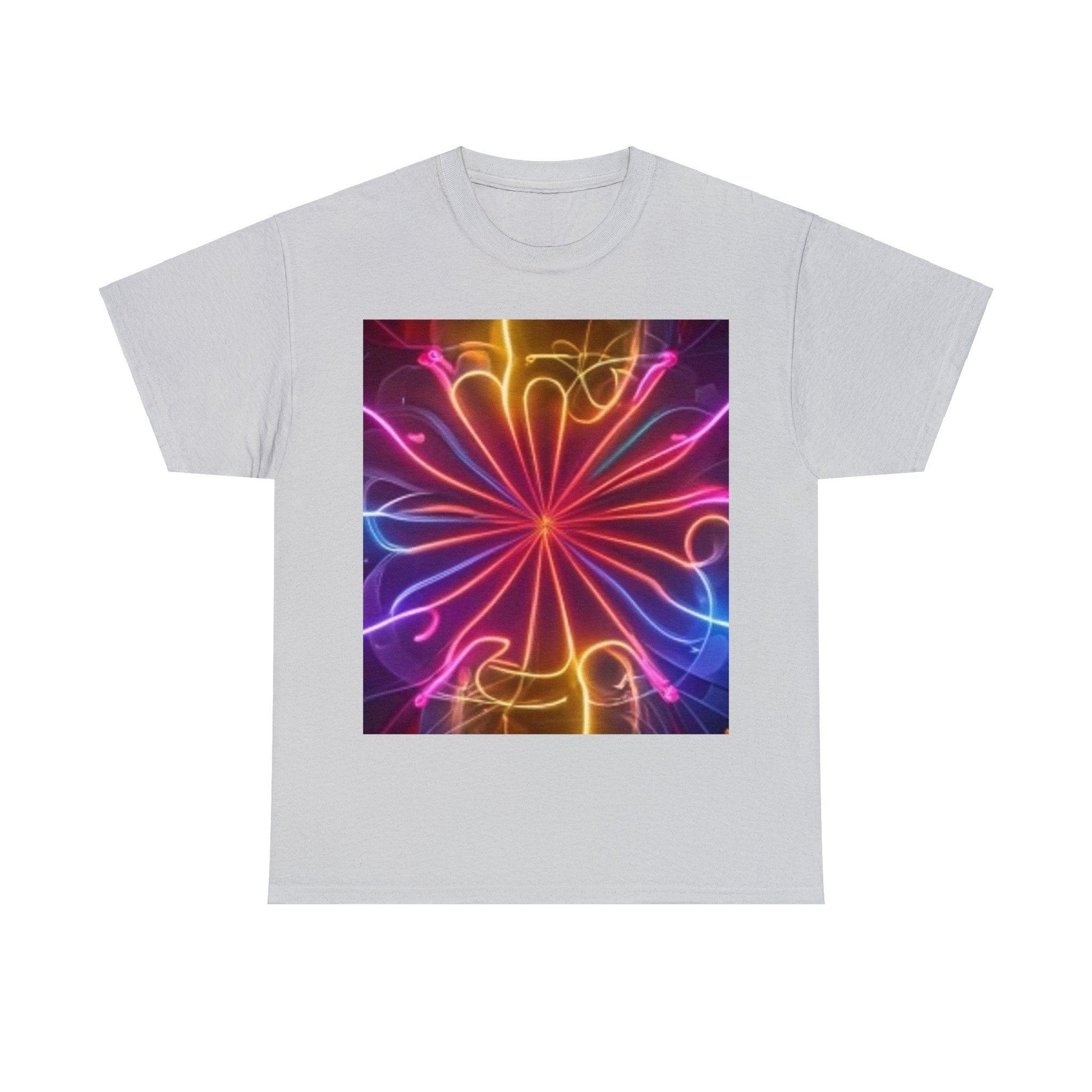 Neon Flower Unisex Heavy Cotton Tee - Lizard Vigilante