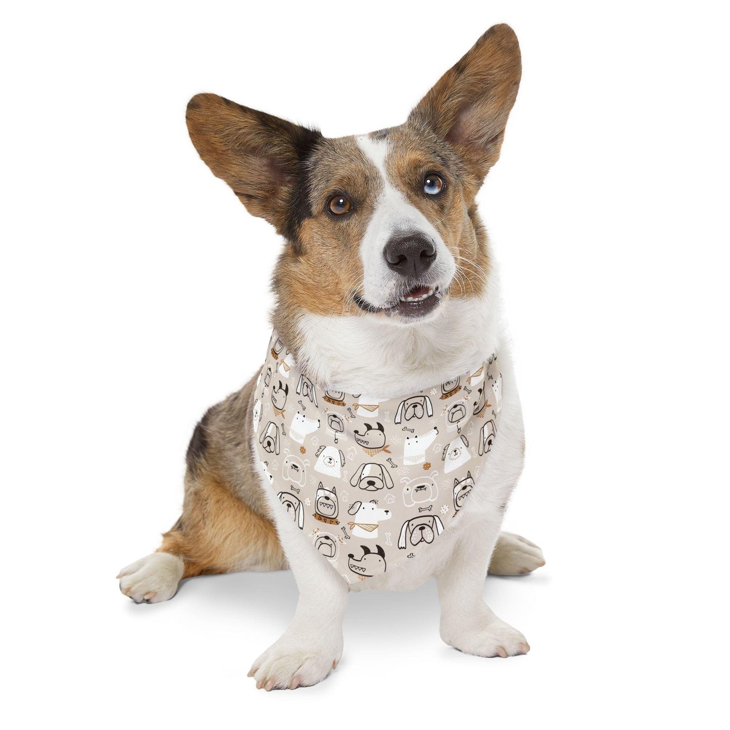 Illustrated Doggers 2 Pet Bandana Collar - Premium Pets from Printify - Just $26.99! Shop now at Lizard Vigilante