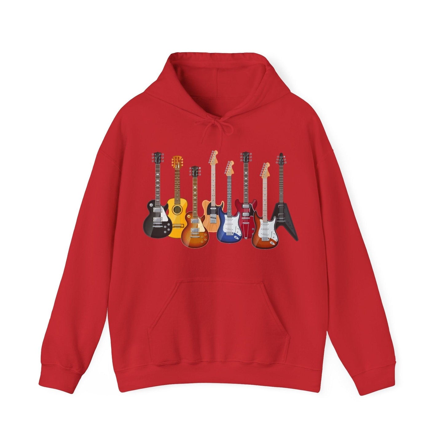 The Guitars Unisex Heavy Blend™ Hooded Sweatshirt - Lizard Vigilante