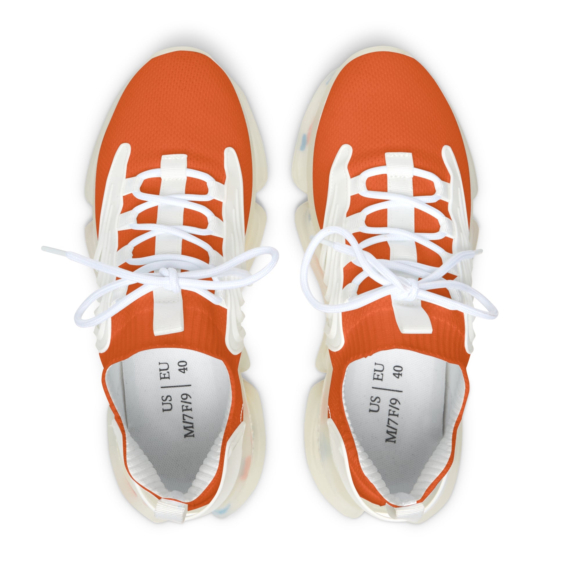 Women's Mesh Sneakers - Orange - Premium Shoes from Printify - Just $59.99! Shop now at Lizard Vigilante