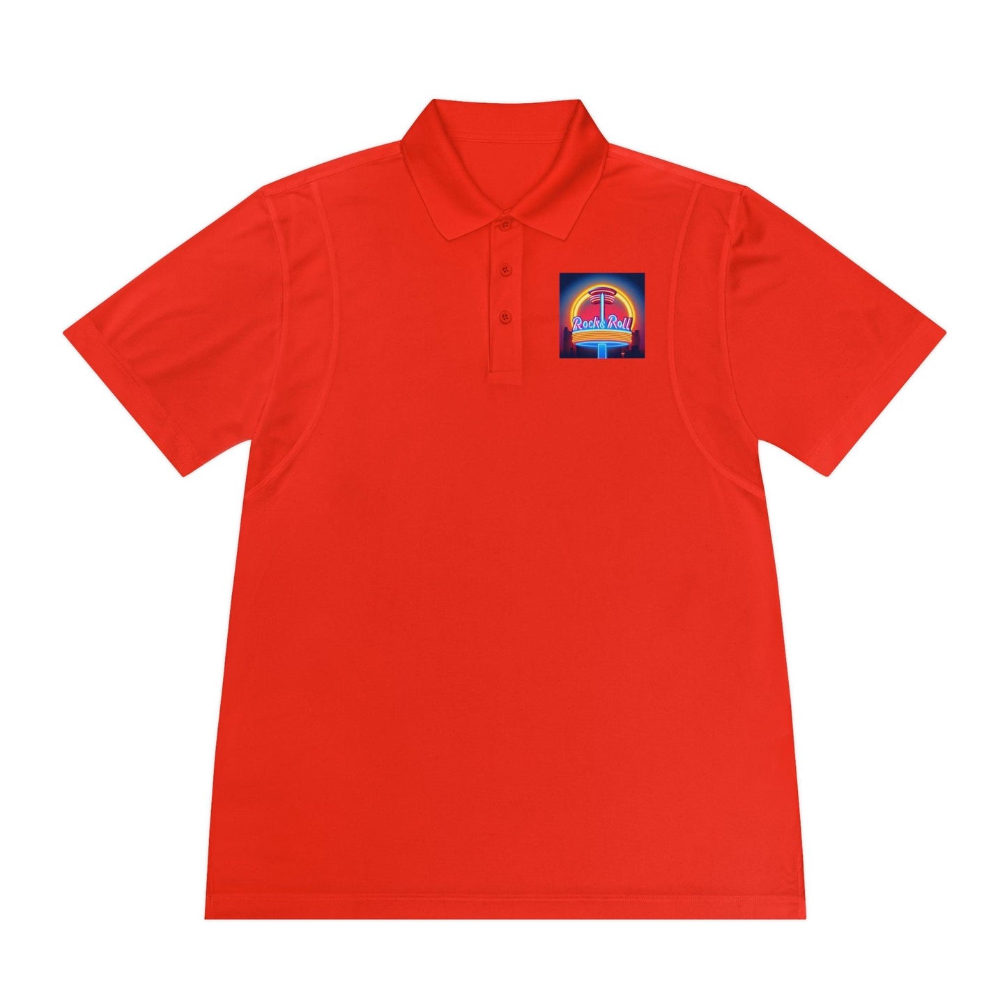 Rock & Roll Diner Men's Sport Polo Shirt - Lizard Vigilante