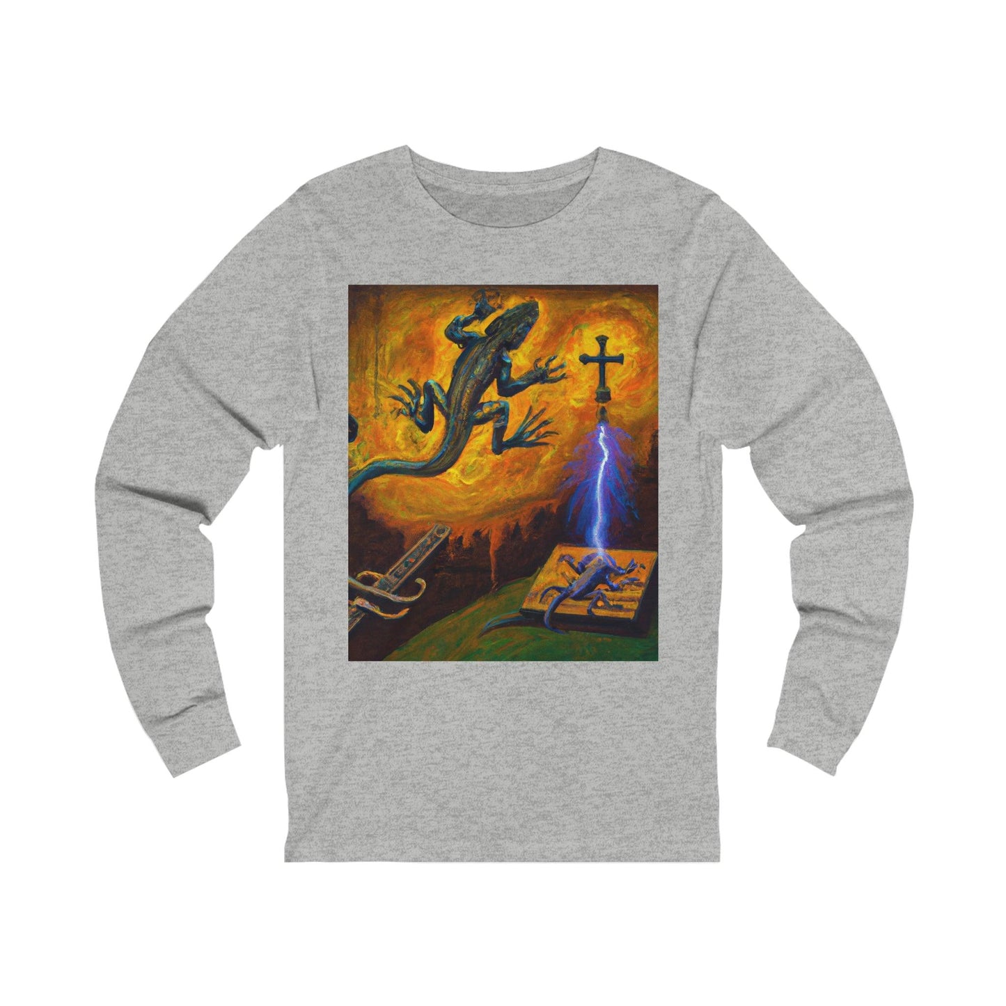 Lizard Vigilante Origin Unisex Jersey Long Sleeve Tee - Lizard Vigilante