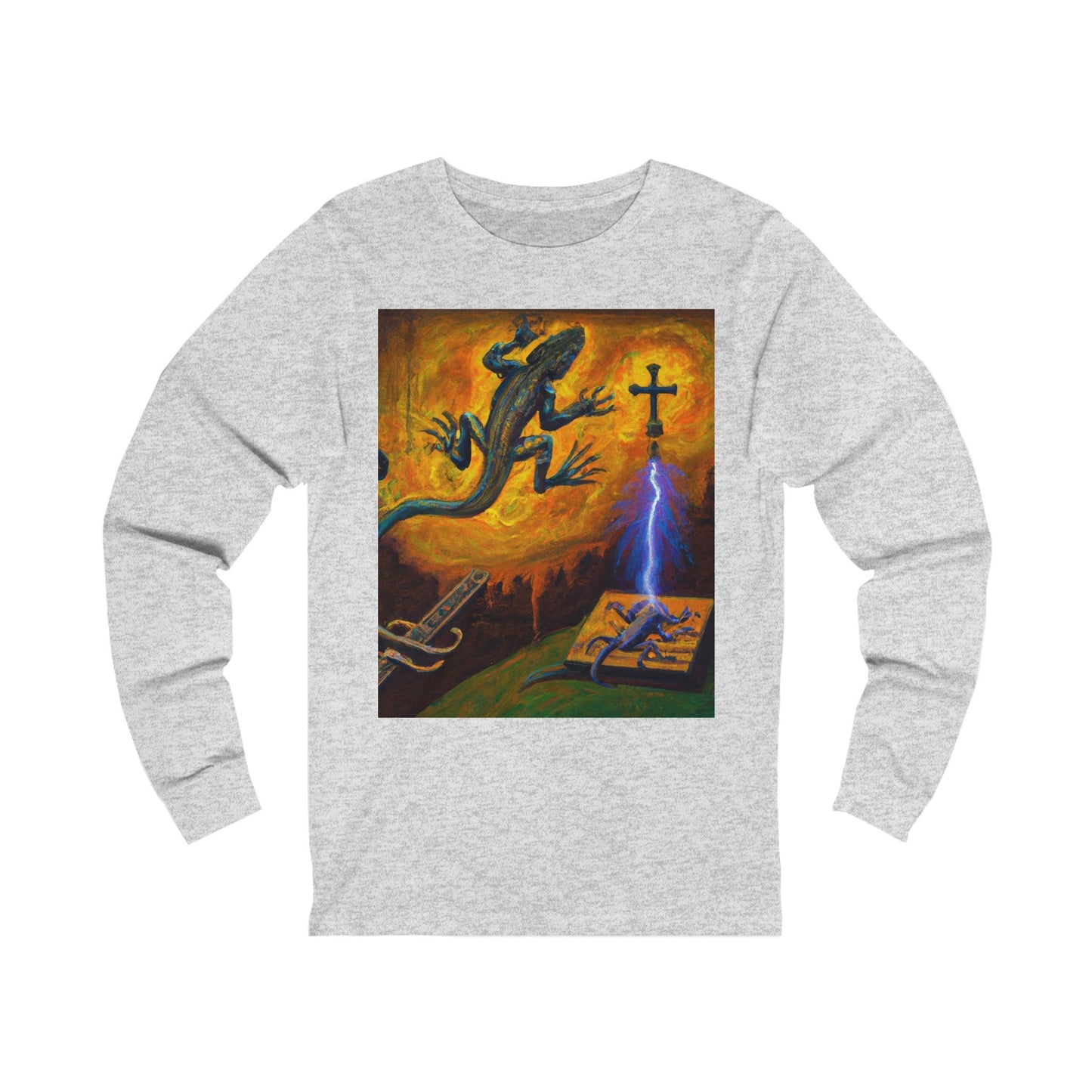 Lizard Vigilante Origin Unisex Jersey Long Sleeve Tee - Lizard Vigilante