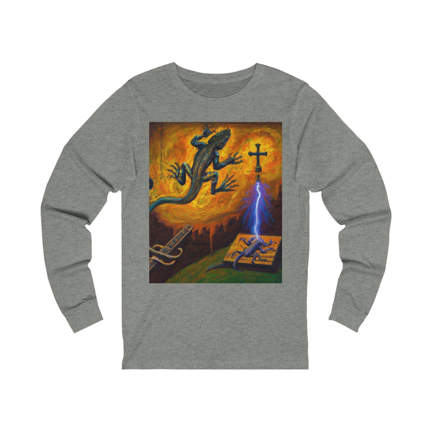 Lizard Vigilante Origin Unisex Jersey Long Sleeve Tee - Lizard Vigilante