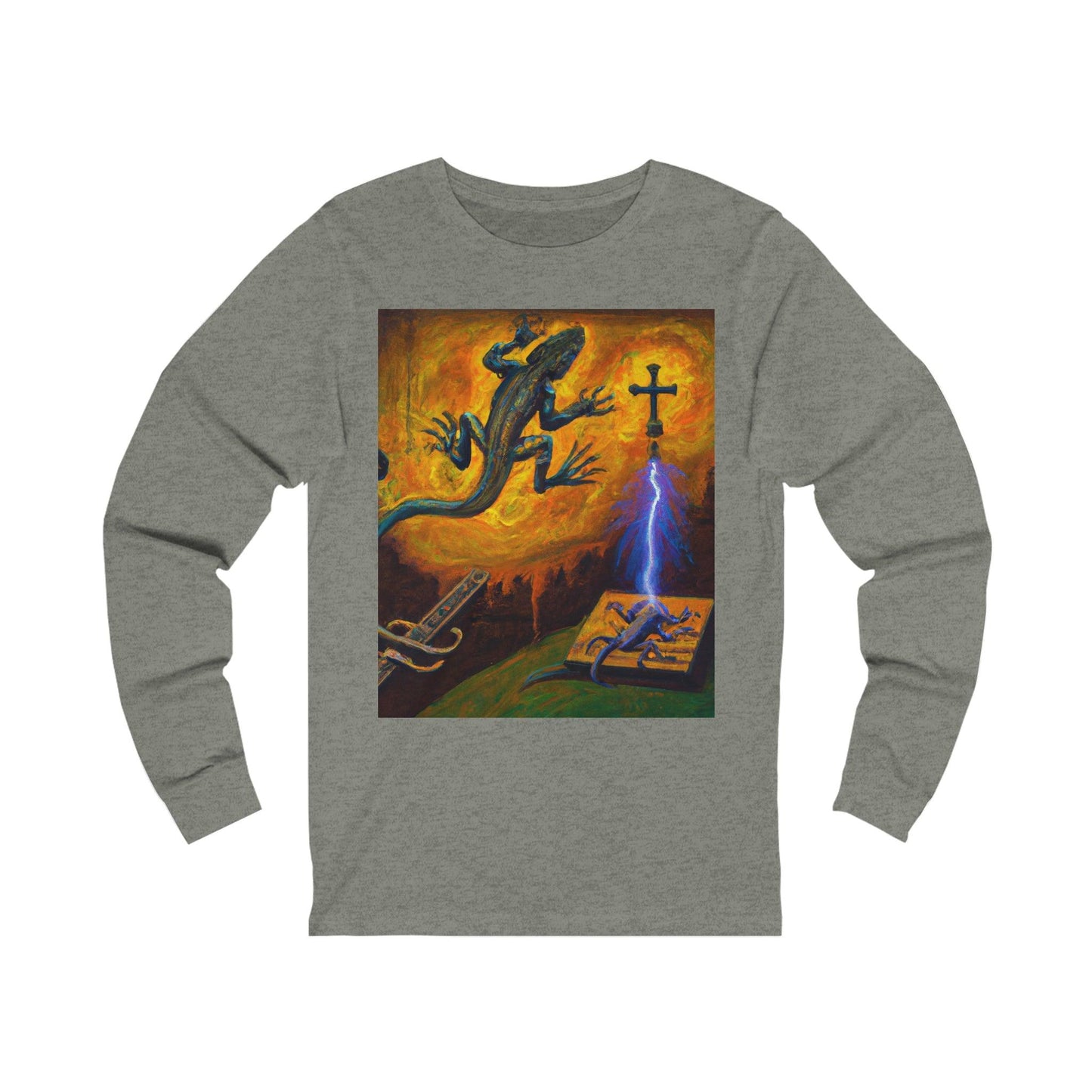 Lizard Vigilante Origin Unisex Jersey Long Sleeve Tee - Lizard Vigilante