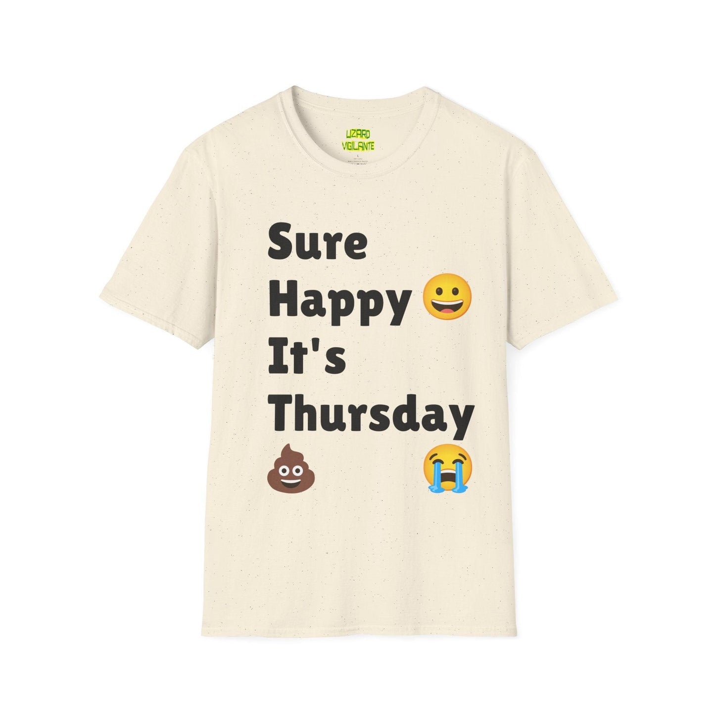 Sure Happy It's Thursday Unisex Softstyle T-Shirt - Lizard Vigilante