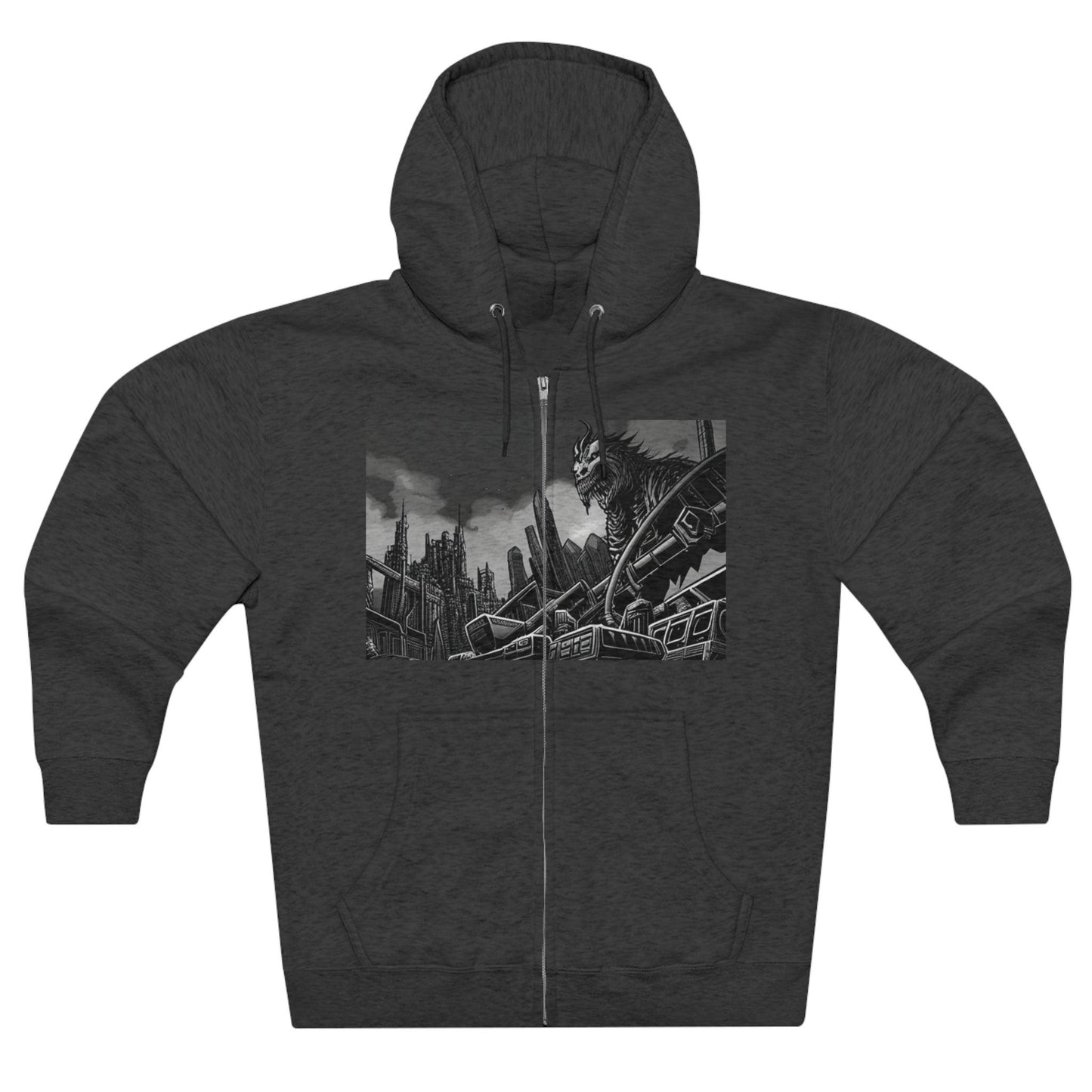 Monst Unisex Premium Full Zip Hoodie - Lizard Vigilante