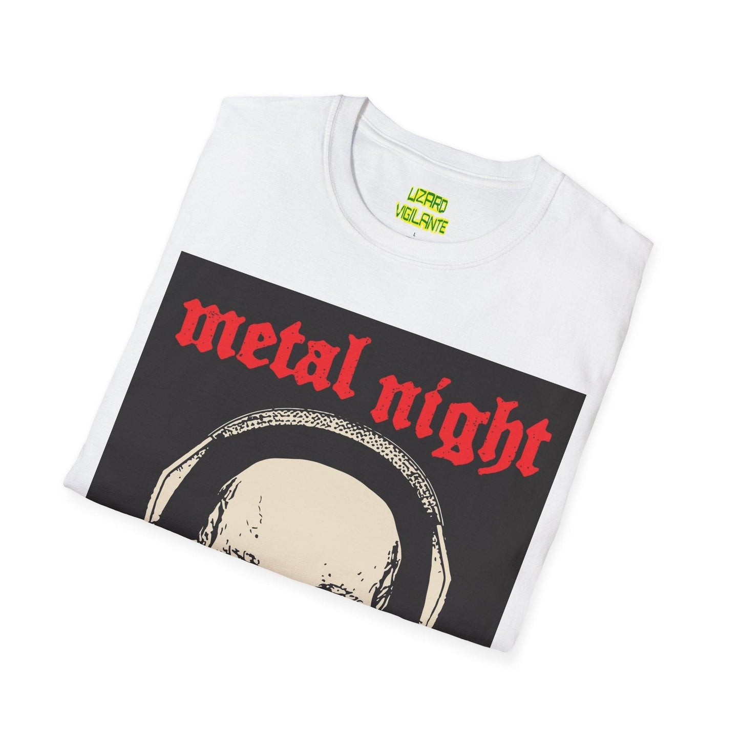 METAL NIGHT Unisex Softstyle T-Shirt - Lizard Vigilante