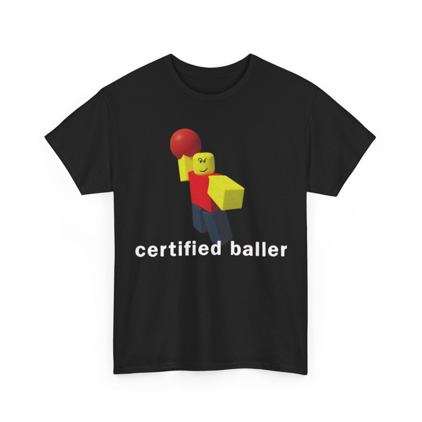 Certified Baller Funny Meme Gaming Shirt – Hilarious Video Game Graphic Tee